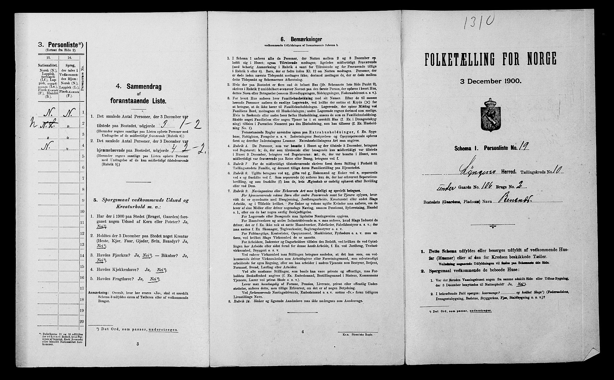 SATØ, Folketelling 1900 for 1938 Lyngen herred, 1900, s. 1552