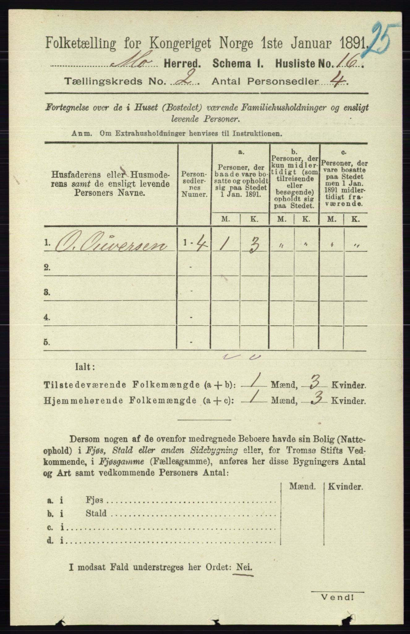 RA, Folketelling 1891 for 0832 Mo herred, 1891, s. 521