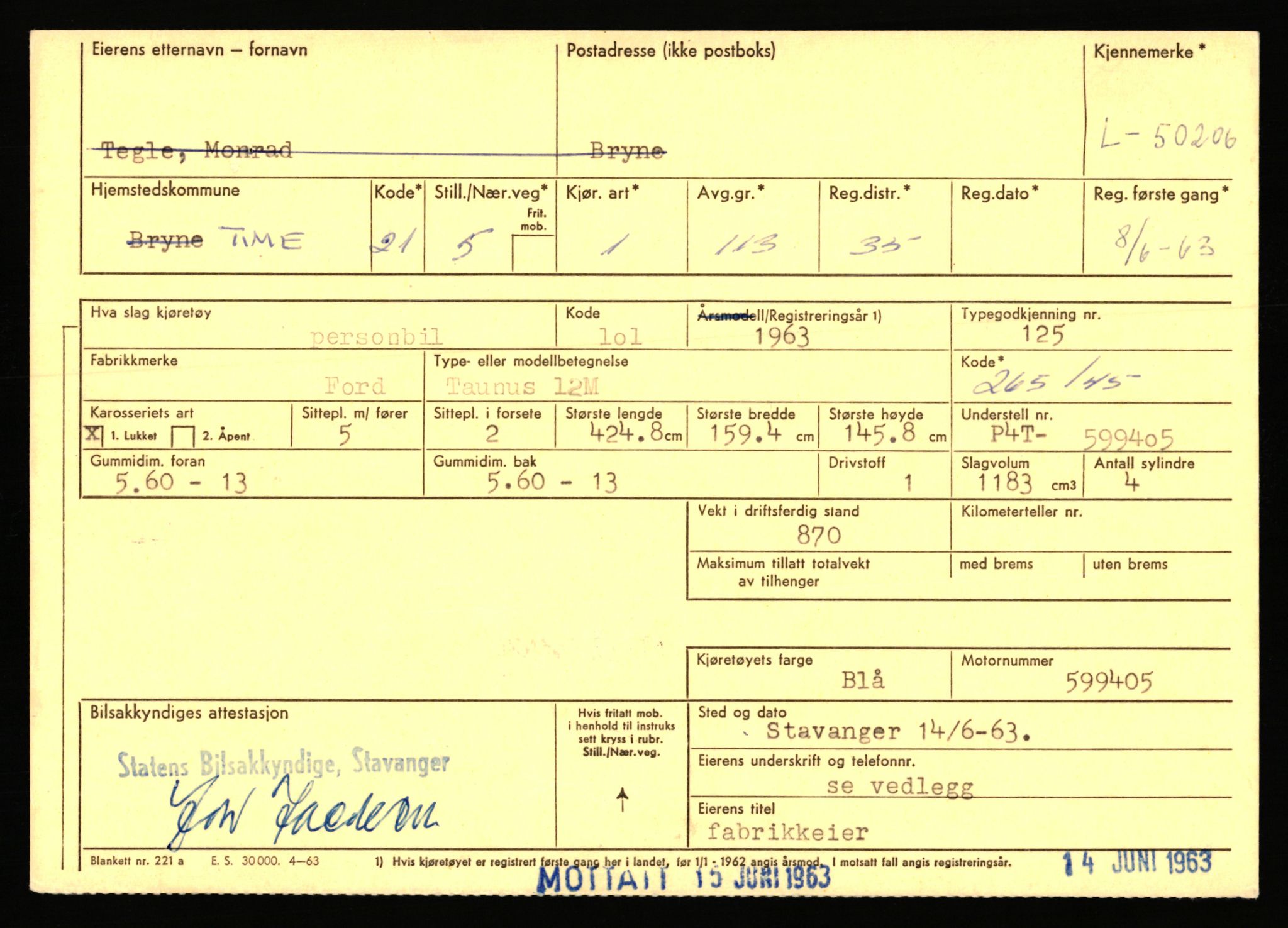 Stavanger trafikkstasjon, AV/SAST-A-101942/0/F/L0049: L-29900 - L-50599, 1930-1971, s. 757