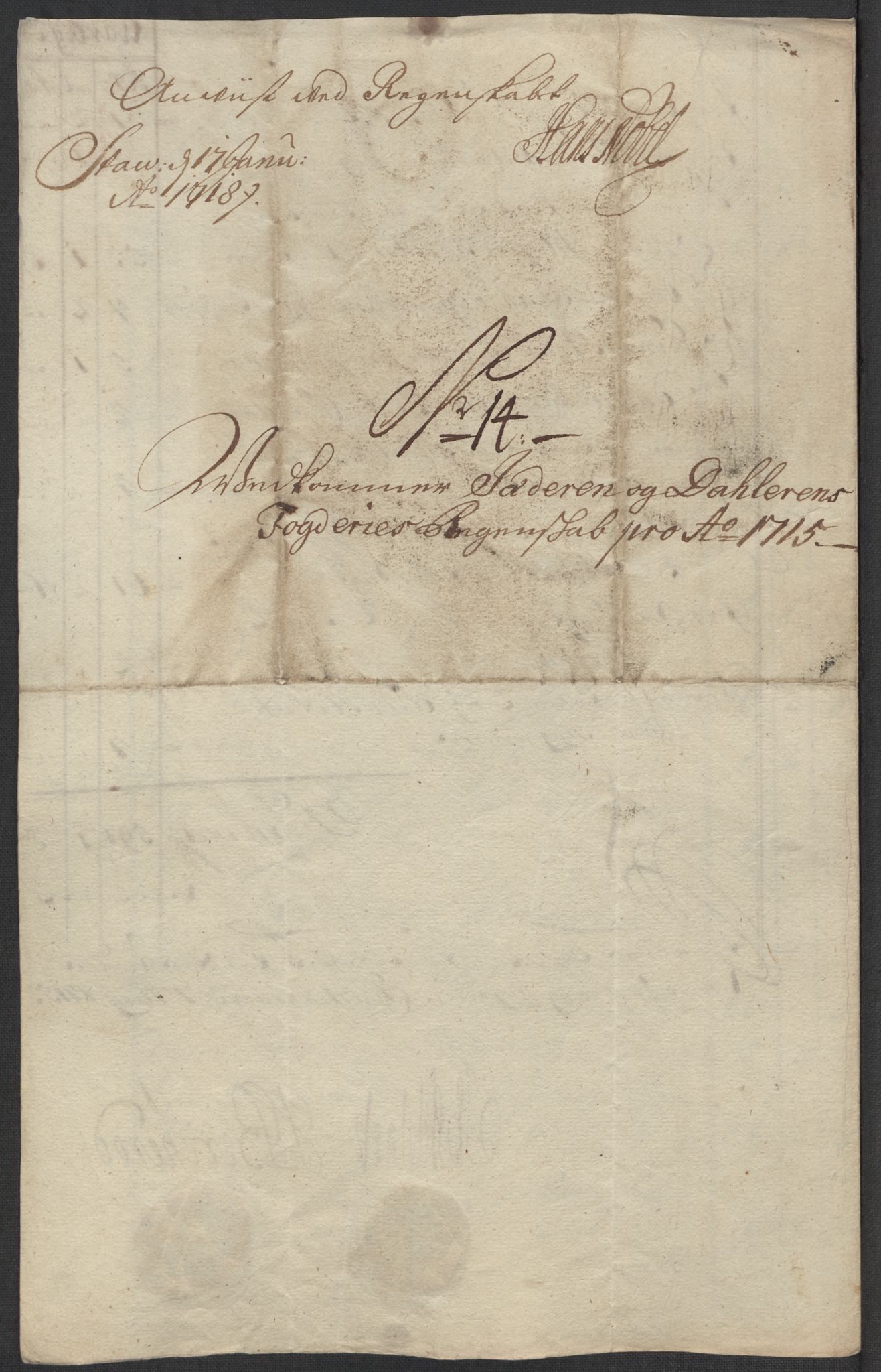 Rentekammeret inntil 1814, Reviderte regnskaper, Fogderegnskap, AV/RA-EA-4092/R46/L2740: Fogderegnskap Jæren og Dalane, 1715-1716, s. 109