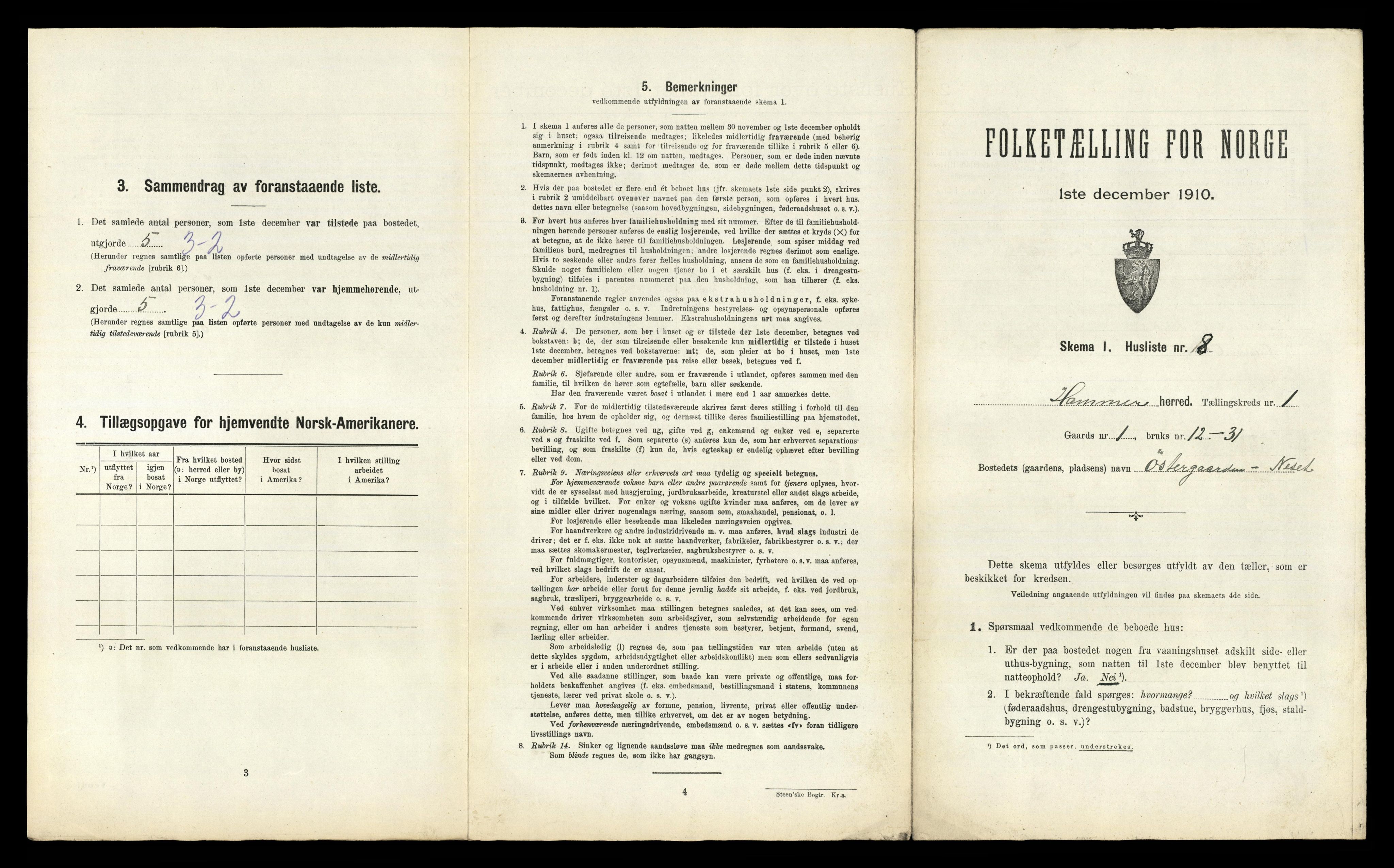 RA, Folketelling 1910 for 1254 Hamre herred, 1910, s. 54