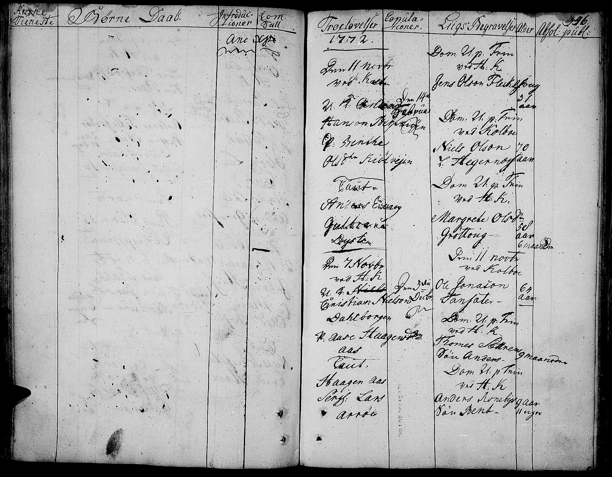 Toten prestekontor, AV/SAH-PREST-102/H/Ha/Haa/L0005: Ministerialbok nr. 5, 1761-1772, s. 346