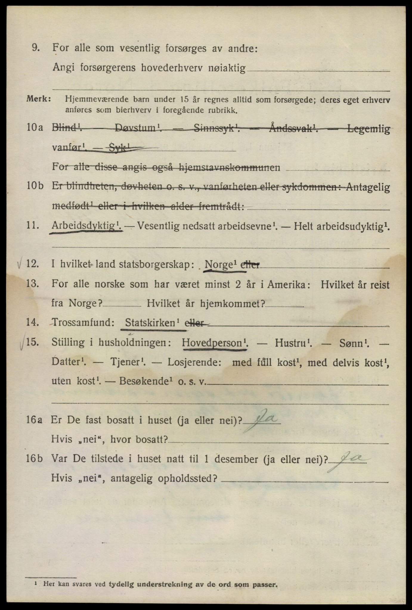 SAO, Folketelling 1920 for 0301 Kristiania kjøpstad, 1920, s. 213794