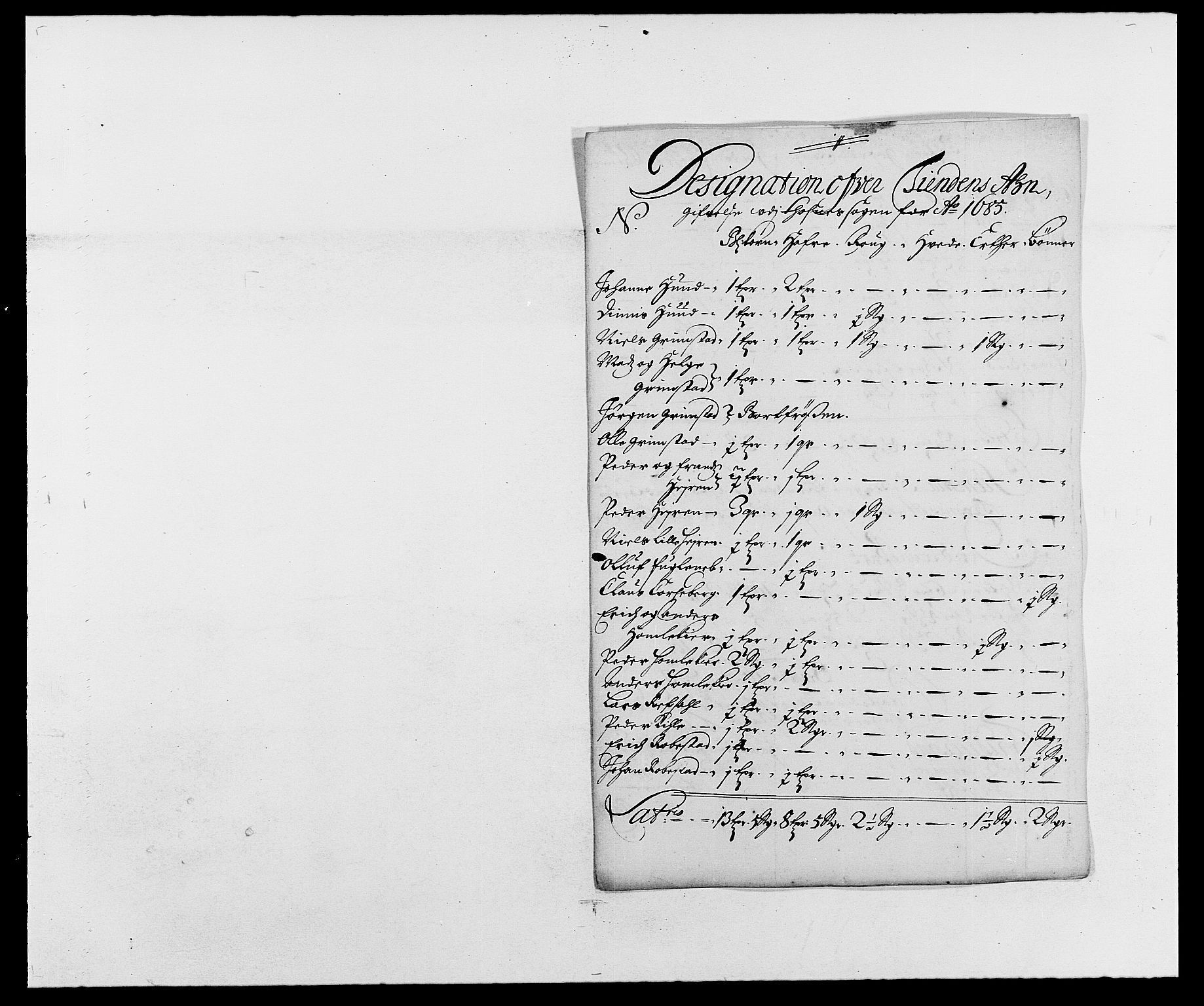Rentekammeret inntil 1814, Reviderte regnskaper, Fogderegnskap, AV/RA-EA-4092/R03/L0116: Fogderegnskap Onsøy, Tune, Veme og Åbygge fogderi, 1684-1689, s. 141