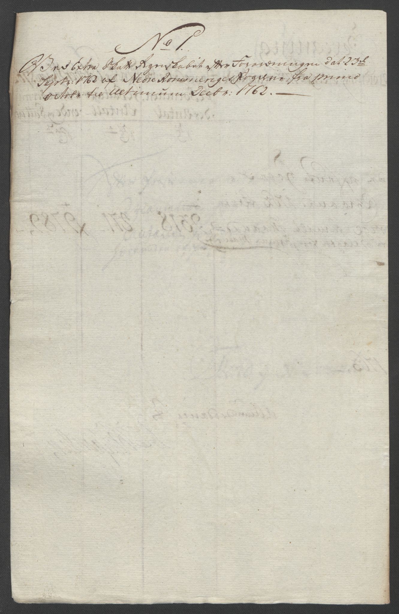 Rentekammeret inntil 1814, Reviderte regnskaper, Fogderegnskap, RA/EA-4092/R11/L0687: Ekstraskatten Nedre Romerike, 1762, s. 460