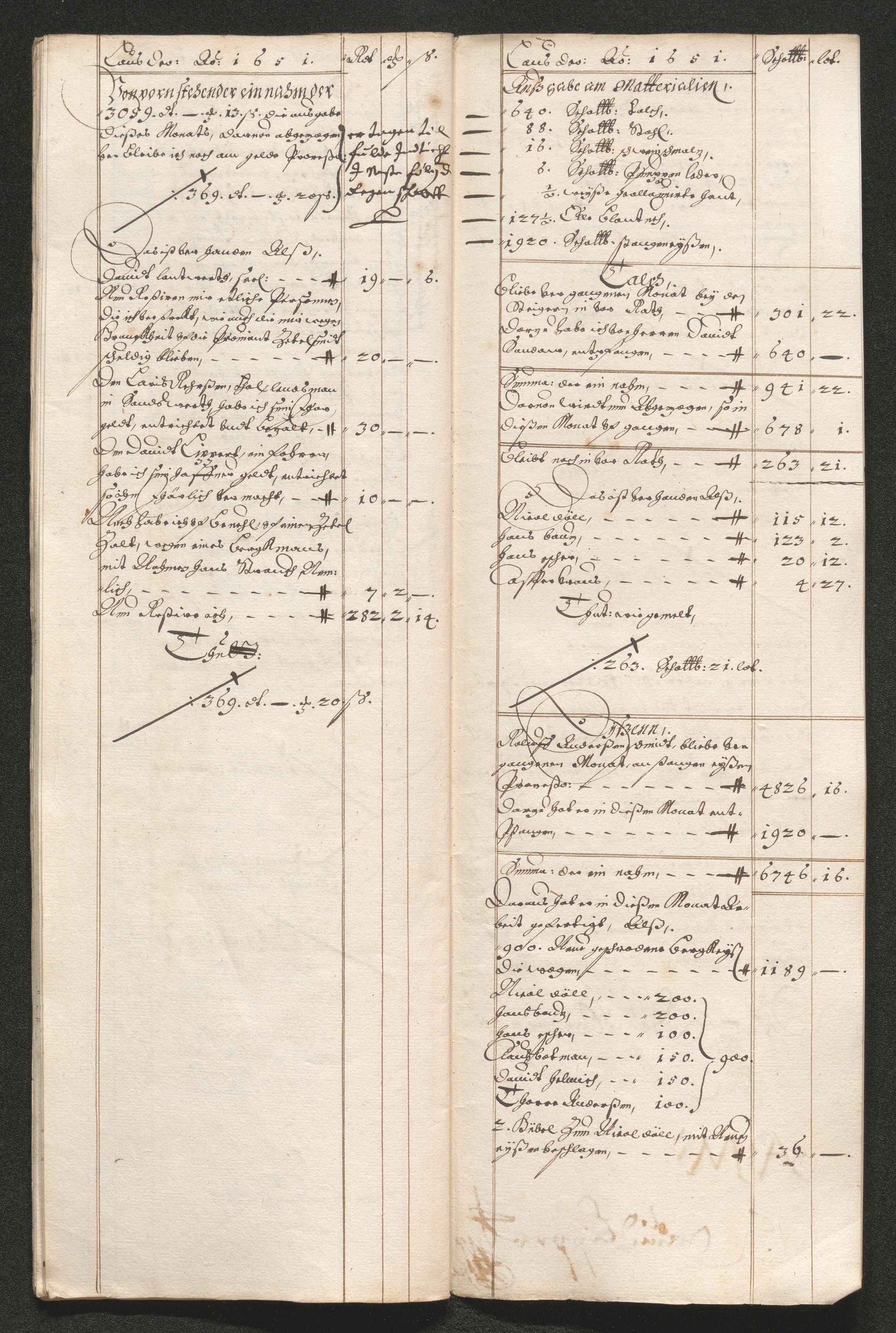 Kongsberg Sølvverk 1623-1816, SAKO/EA-3135/001/D/Dc/Dcd/L0034: Utgiftsregnskap for gruver m.m. , 1651-1659, s. 88