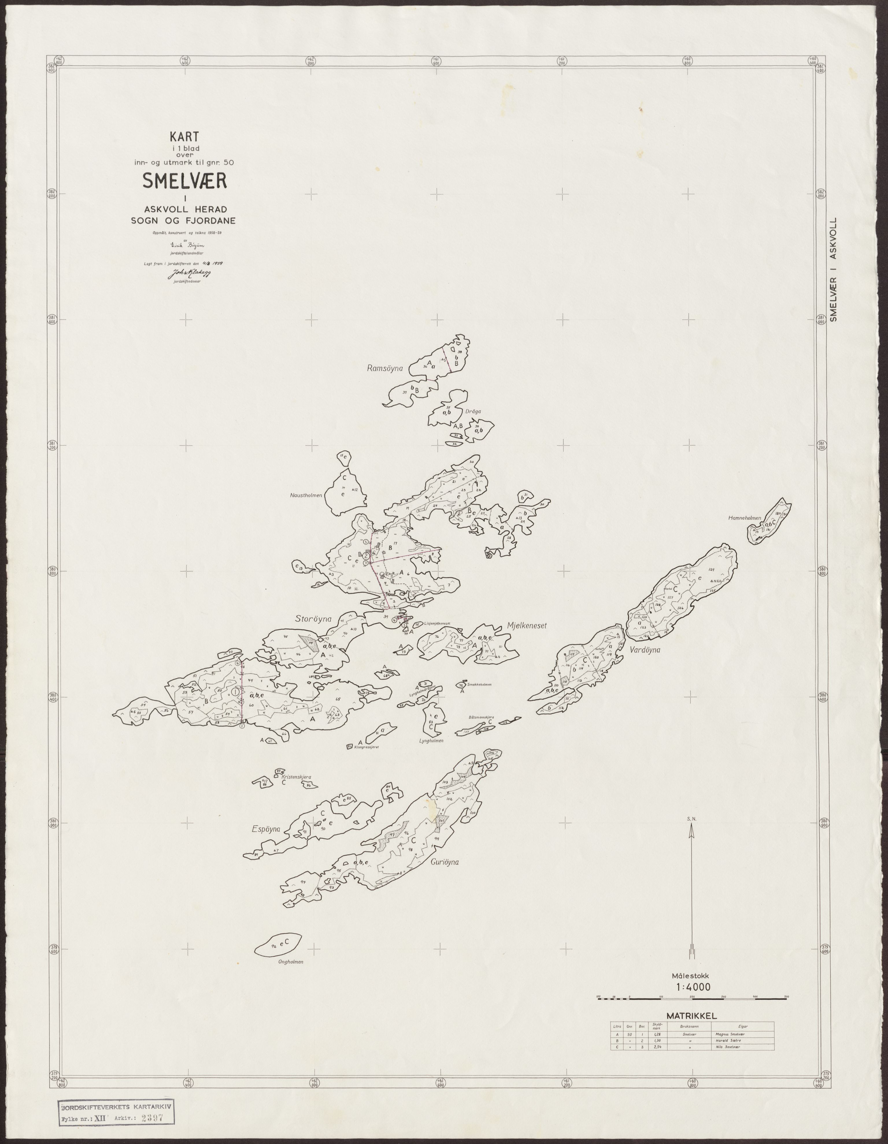 Jordskifteverkets kartarkiv, RA/S-3929/T, 1859-1988, s. 2932