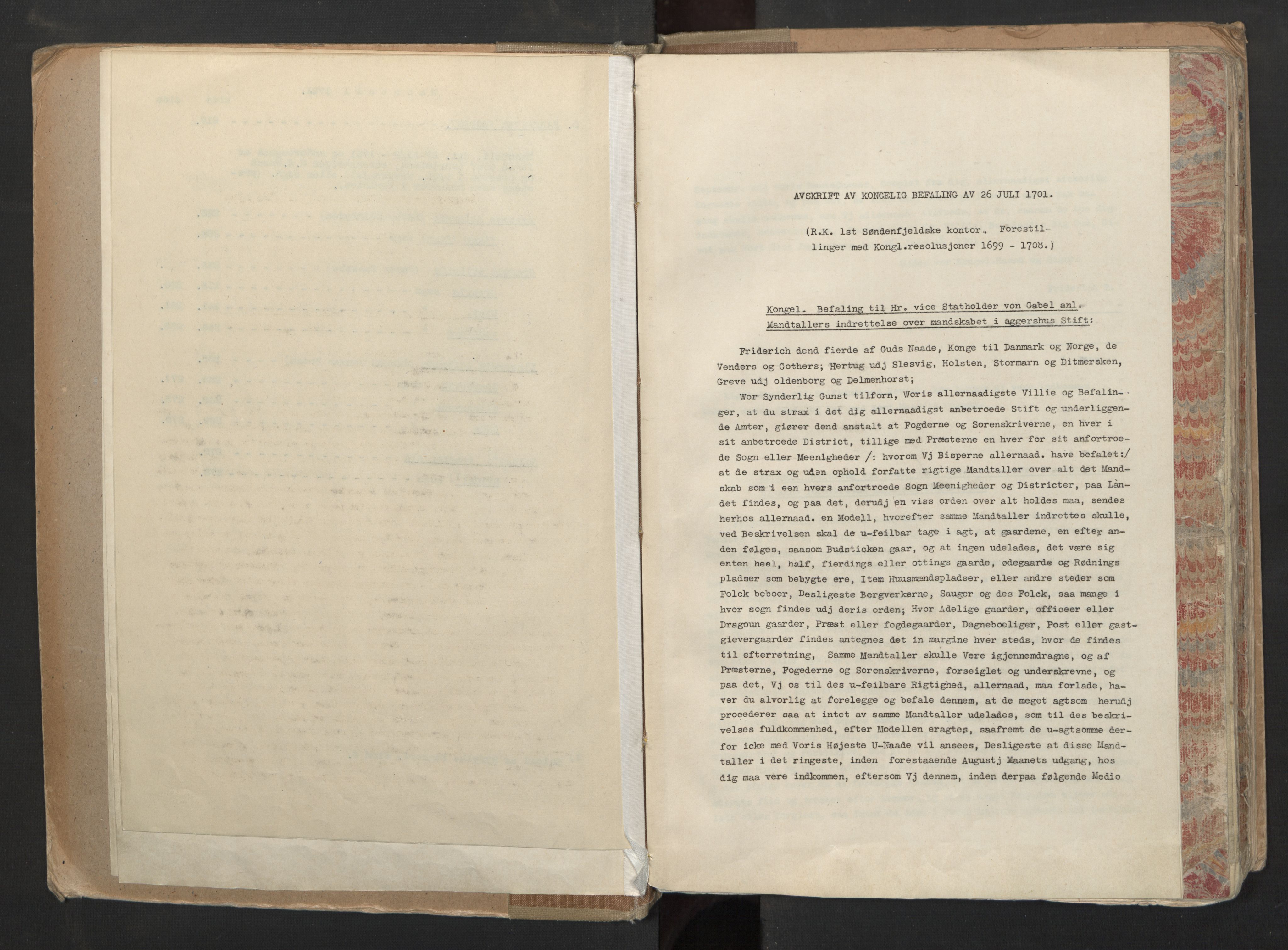 RA, Manntallet 1701, nr. 6: Sunnhordland fogderi og Hardanger fogderi, 1701