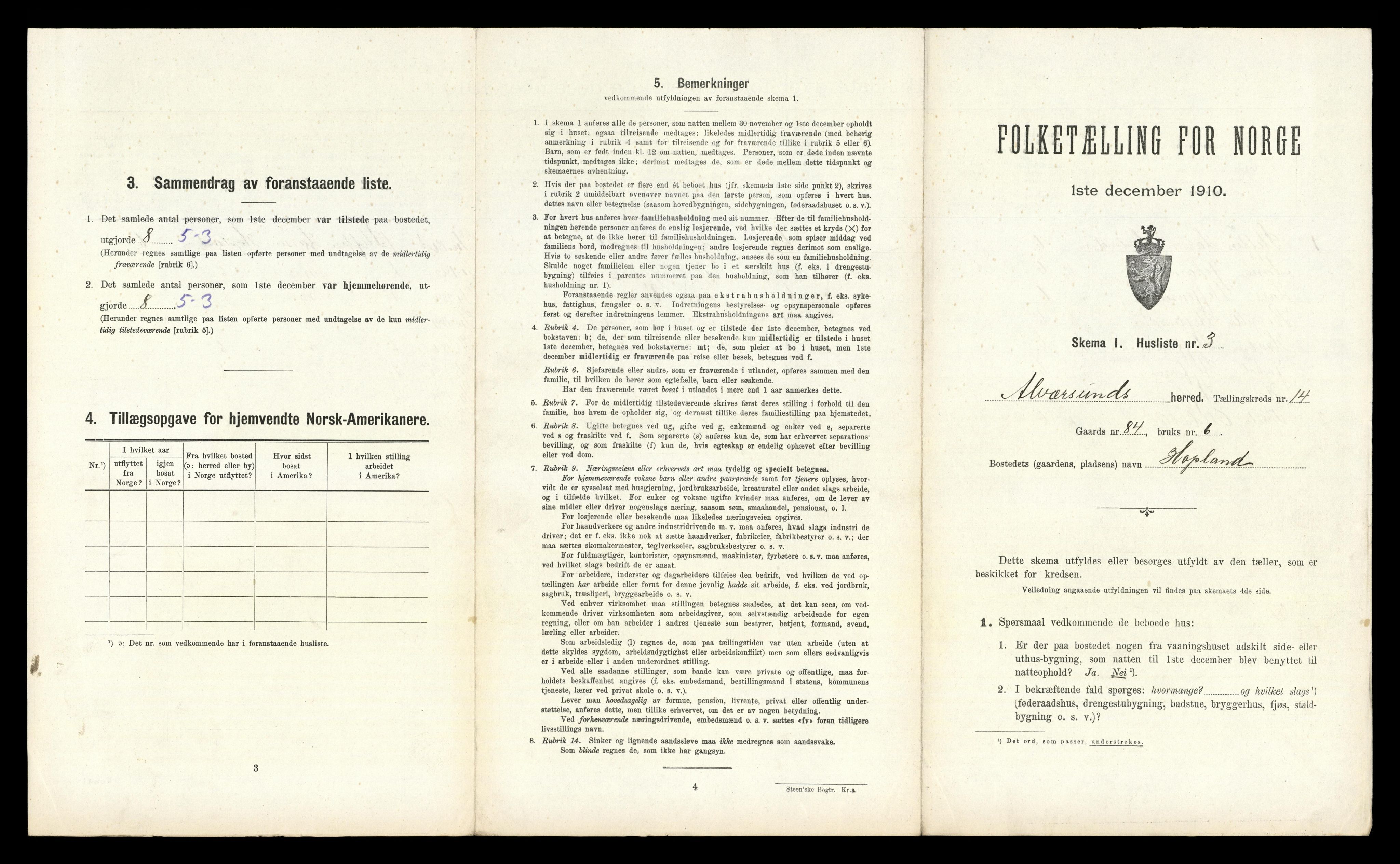 RA, Folketelling 1910 for 1257 Alversund herred, 1910, s. 992