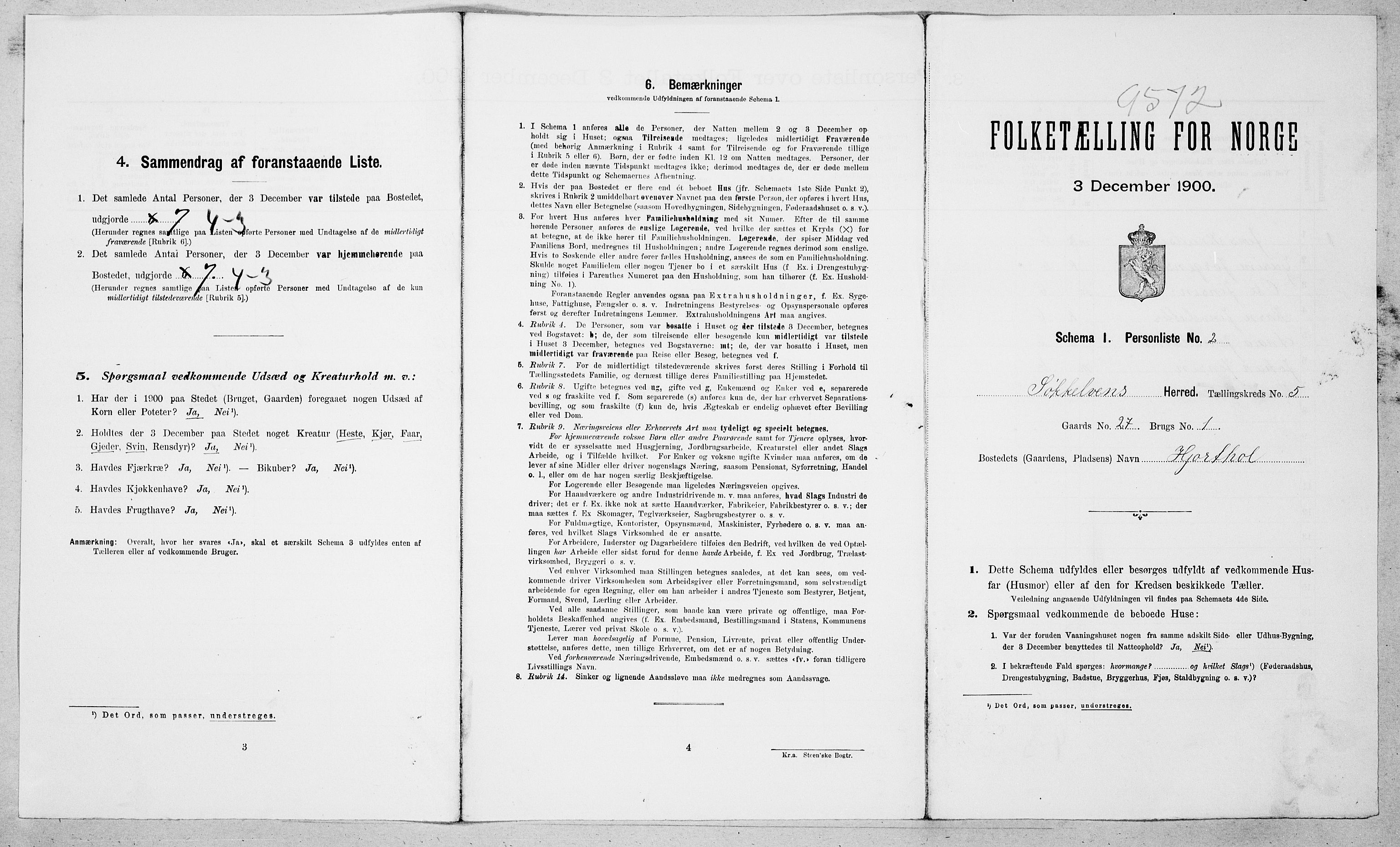 SAT, Folketelling 1900 for 1528 Sykkylven herred, 1900, s. 537