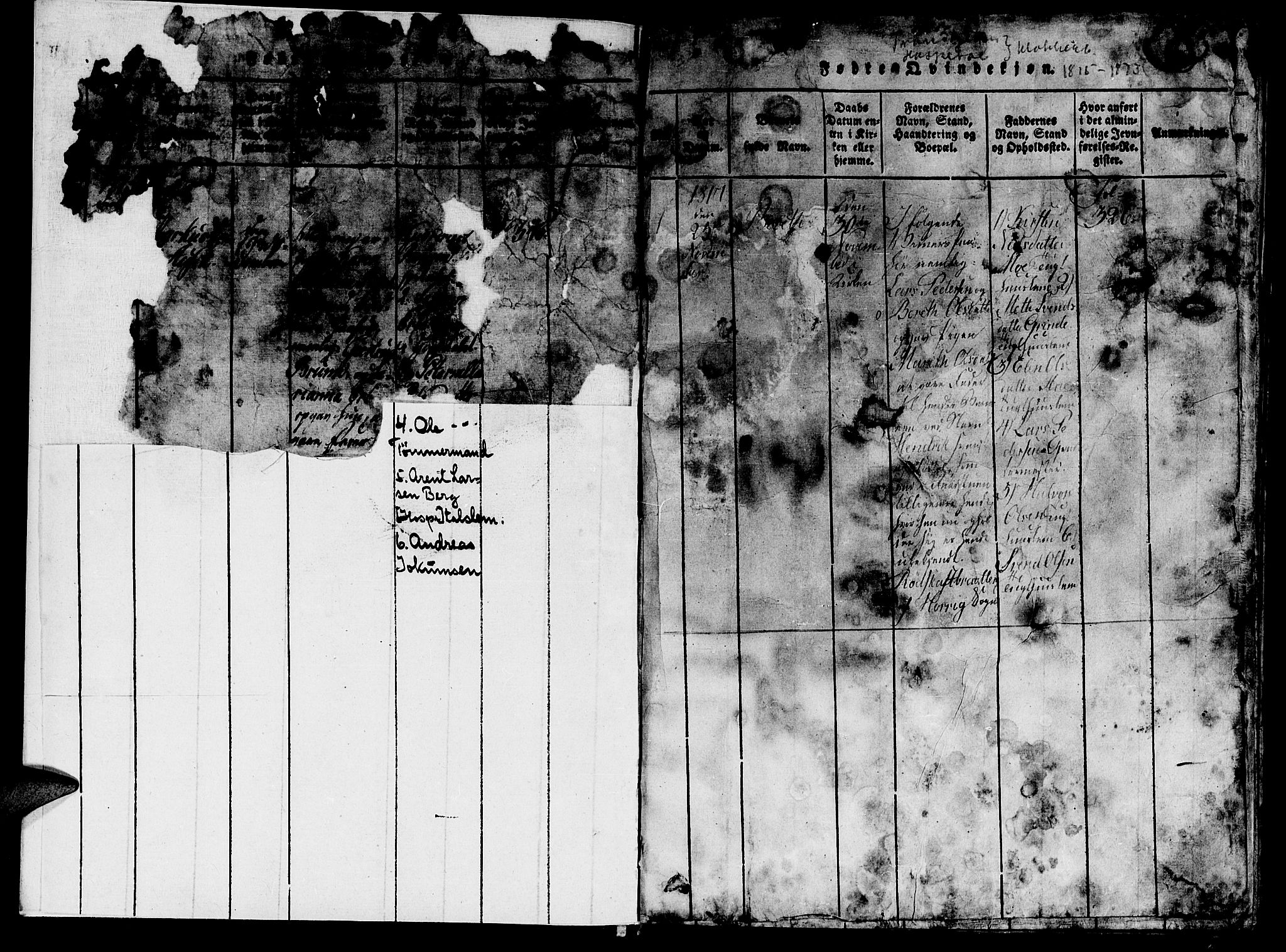 Ministerialprotokoller, klokkerbøker og fødselsregistre - Sør-Trøndelag, SAT/A-1456/623/L0478: Klokkerbok nr. 623C01, 1815-1873, s. 3