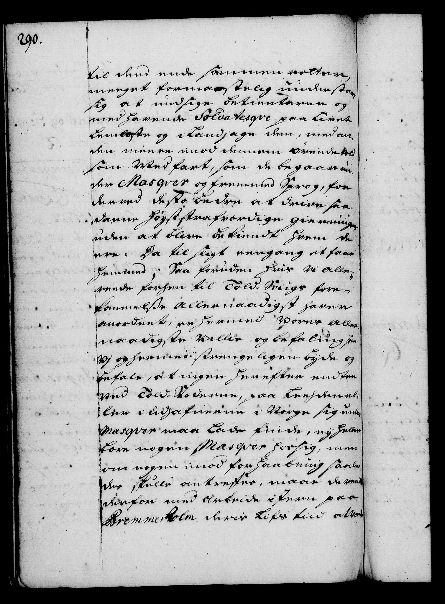 Rentekammeret, Kammerkanselliet, RA/EA-3111/G/Gg/Gga/L0003: Norsk ekspedisjonsprotokoll med register (merket RK 53.3), 1727-1734, s. 290
