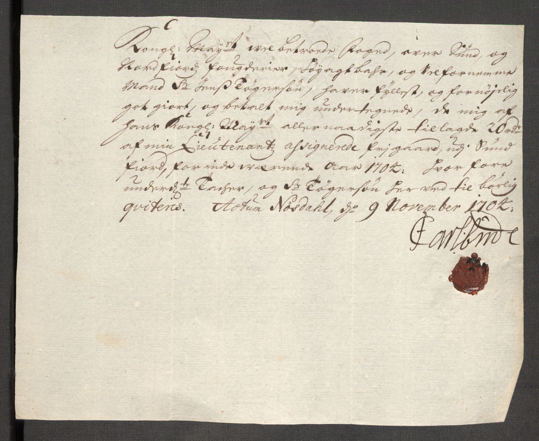 Rentekammeret inntil 1814, Reviderte regnskaper, Fogderegnskap, RA/EA-4092/R53/L3428: Fogderegnskap Sunn- og Nordfjord, 1704, s. 245