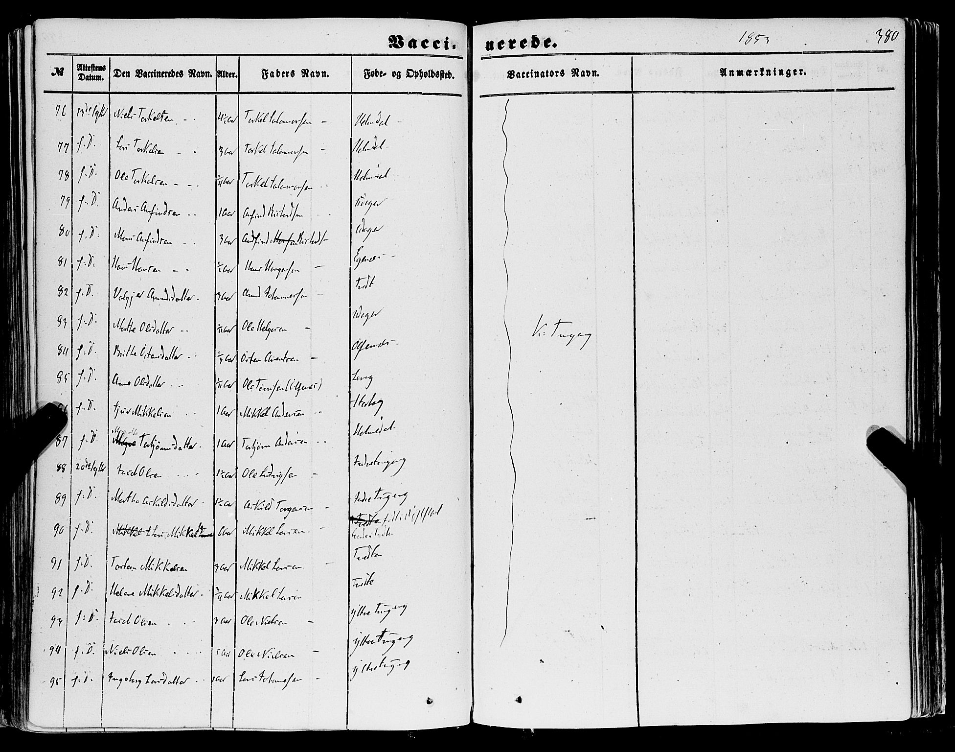 Skånevik sokneprestembete, AV/SAB-A-77801/H/Haa: Ministerialbok nr. A 5II, 1848-1869, s. 380