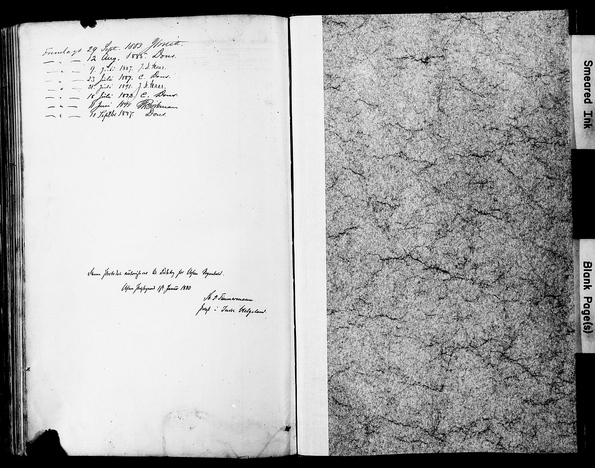 Ministerialprotokoller, klokkerbøker og fødselsregistre - Nordland, SAT/A-1459/820/L0295: Ministerialbok nr. 820A16, 1880-1896