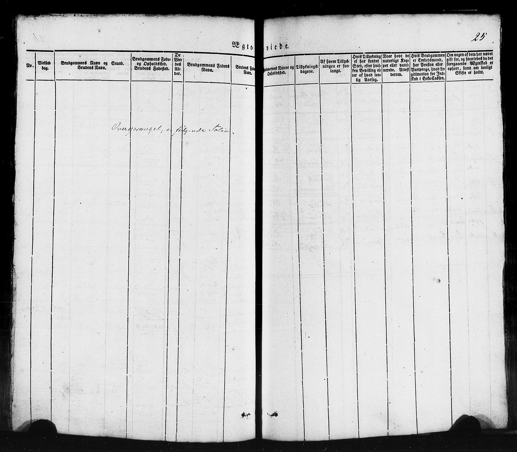 Lavik sokneprestembete, SAB/A-80901: Klokkerbok nr. B 1, 1854-1881, s. 25