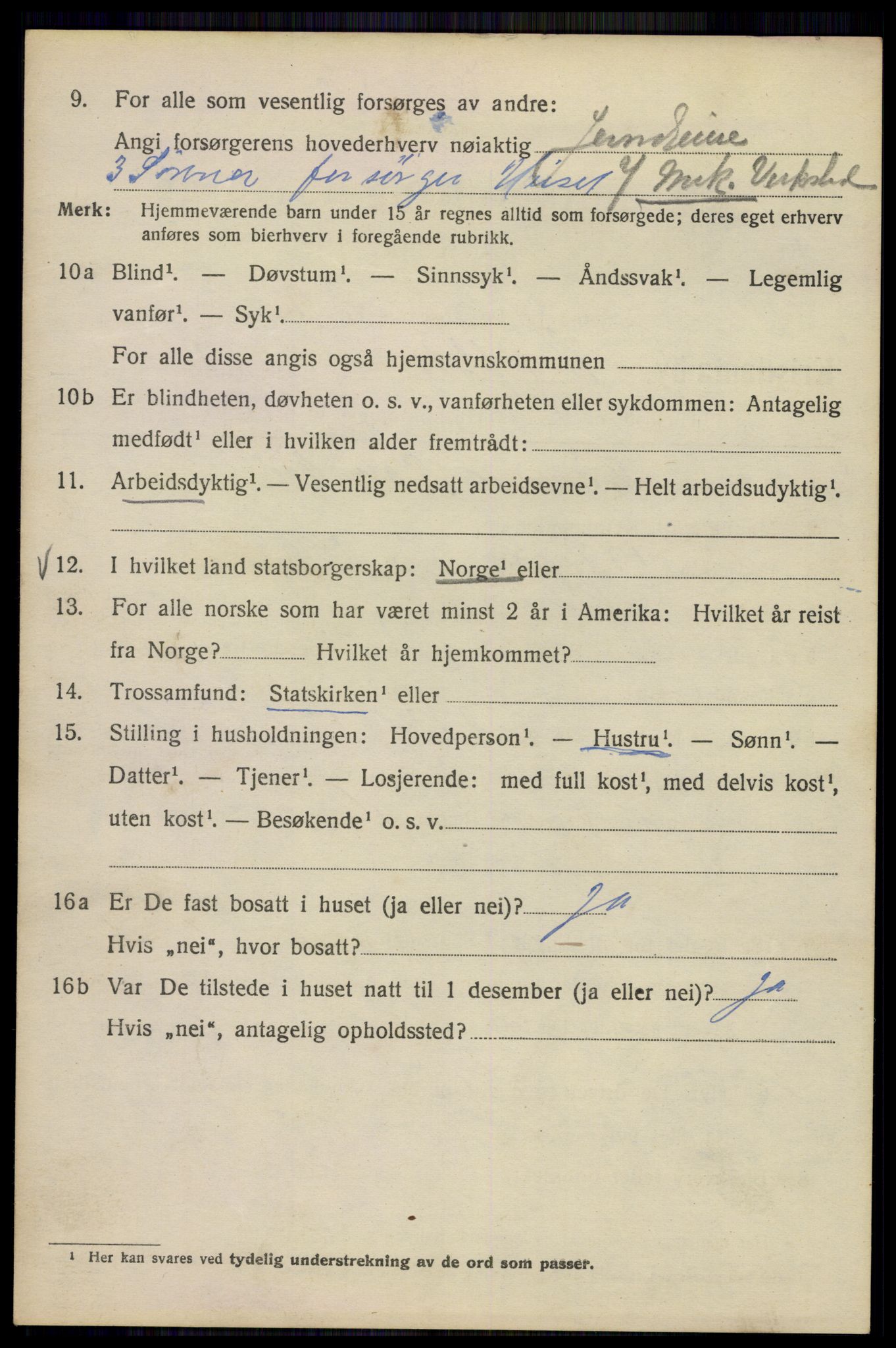 SAO, Folketelling 1920 for 0301 Kristiania kjøpstad, 1920, s. 543984