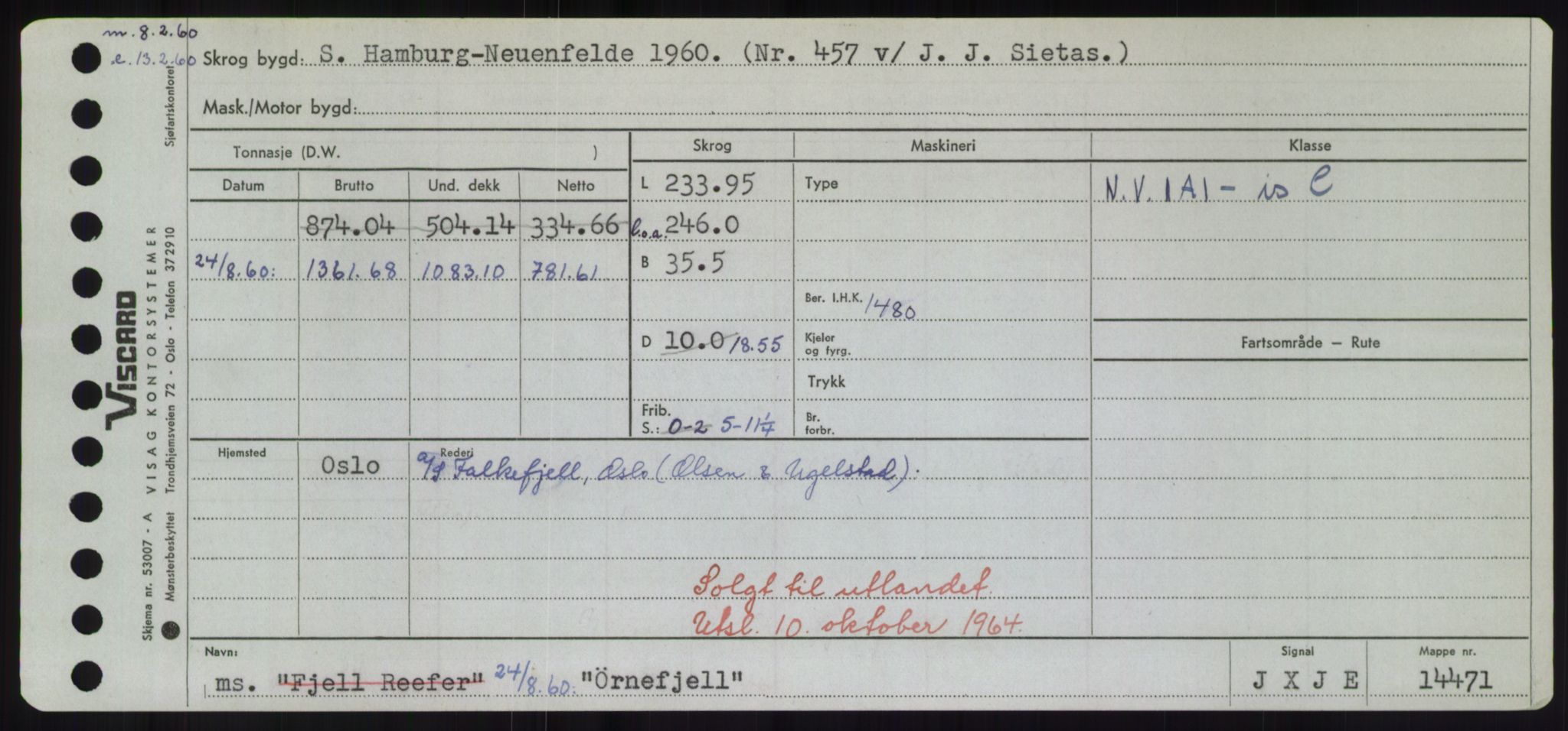 Sjøfartsdirektoratet med forløpere, Skipsmålingen, RA/S-1627/H/Hd/L0041: Fartøy, Vi-Ås, s. 533