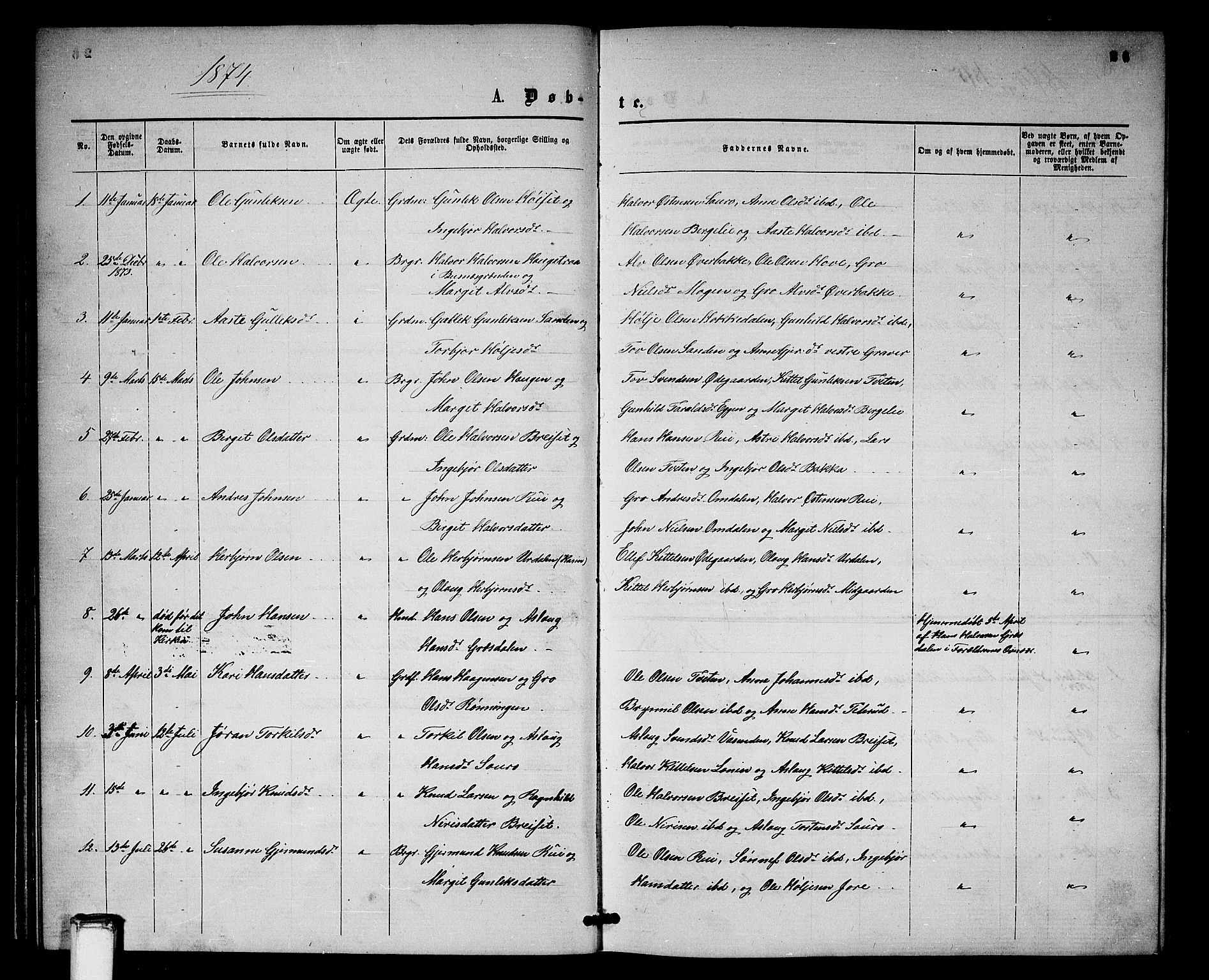 Gransherad kirkebøker, AV/SAKO-A-267/G/Gb/L0002: Klokkerbok nr. II 2, 1860-1886, s. 26