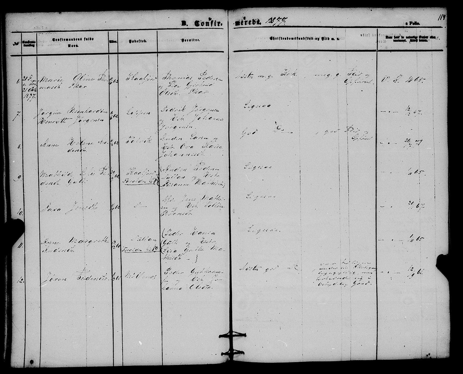 Alta sokneprestkontor, AV/SATØ-S-1338/H/Ha/L0004.kirke: Ministerialbok nr. 4, 1858-1880, s. 114