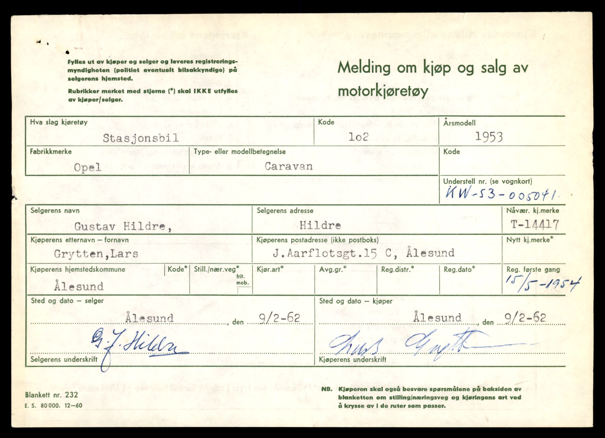 Møre og Romsdal vegkontor - Ålesund trafikkstasjon, AV/SAT-A-4099/F/Fe/L0045: Registreringskort for kjøretøy T 14320 - T 14444, 1927-1998, s. 2463