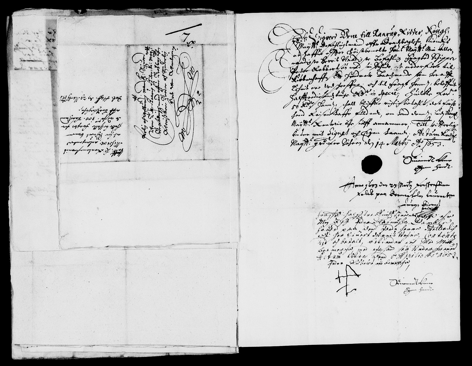 Rentekammeret inntil 1814, Reviderte regnskaper, Lensregnskaper, AV/RA-EA-5023/R/Rb/Rbp/L0038: Bratsberg len, 1651-1653