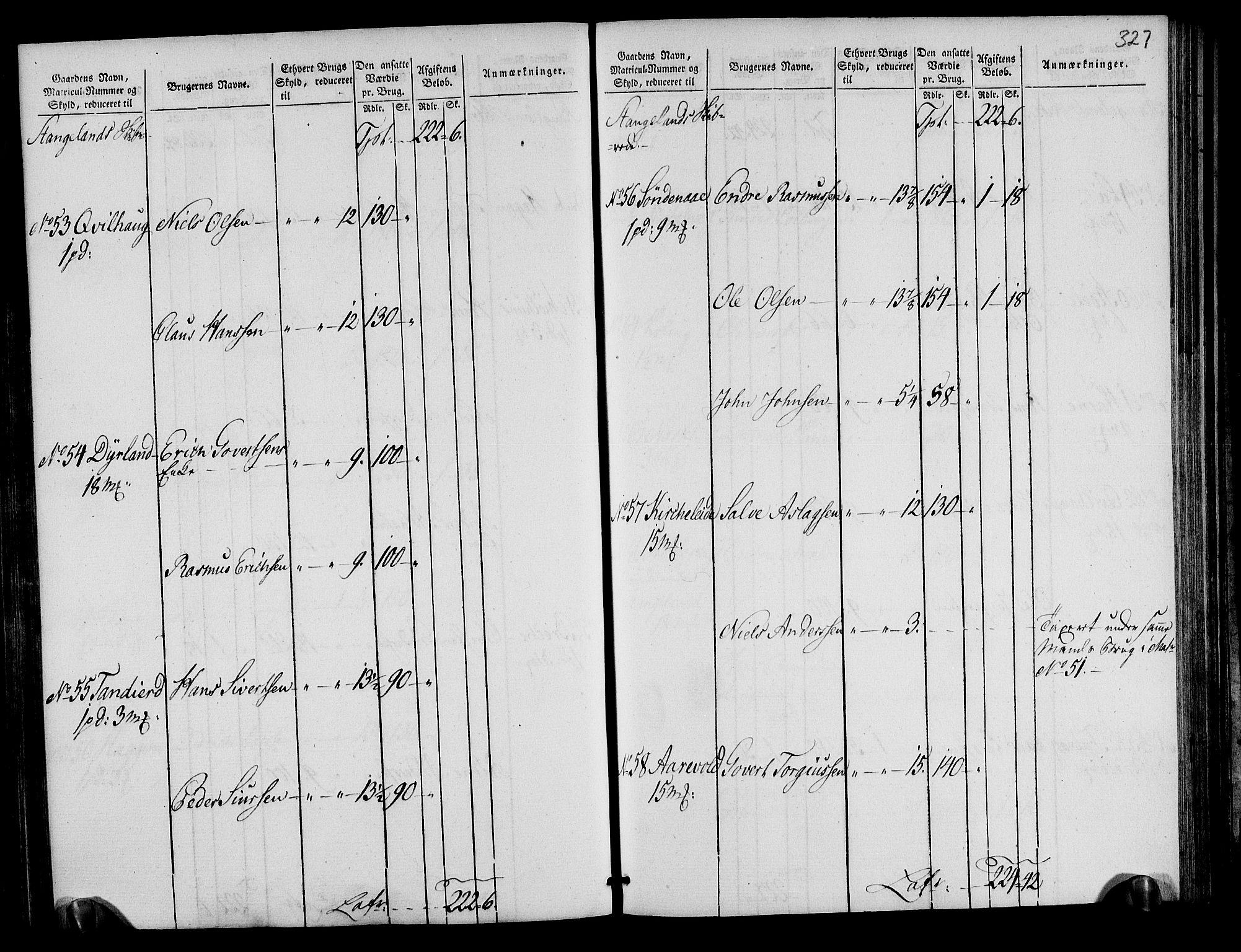 Rentekammeret inntil 1814, Realistisk ordnet avdeling, AV/RA-EA-4070/N/Ne/Nea/L0105: Ryfylke fogderi. Oppebørselsregister, 1803-1804, s. 167