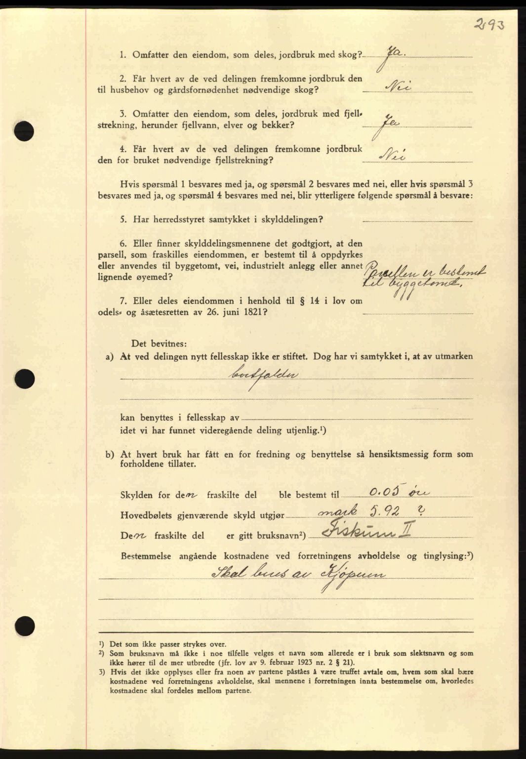 Nordmøre sorenskriveri, AV/SAT-A-4132/1/2/2Ca: Pantebok nr. A94, 1942-1943, Dagboknr: 3157/1942