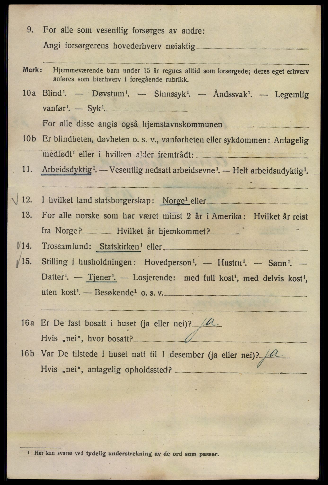 SAO, Folketelling 1920 for 0301 Kristiania kjøpstad, 1920, s. 618896