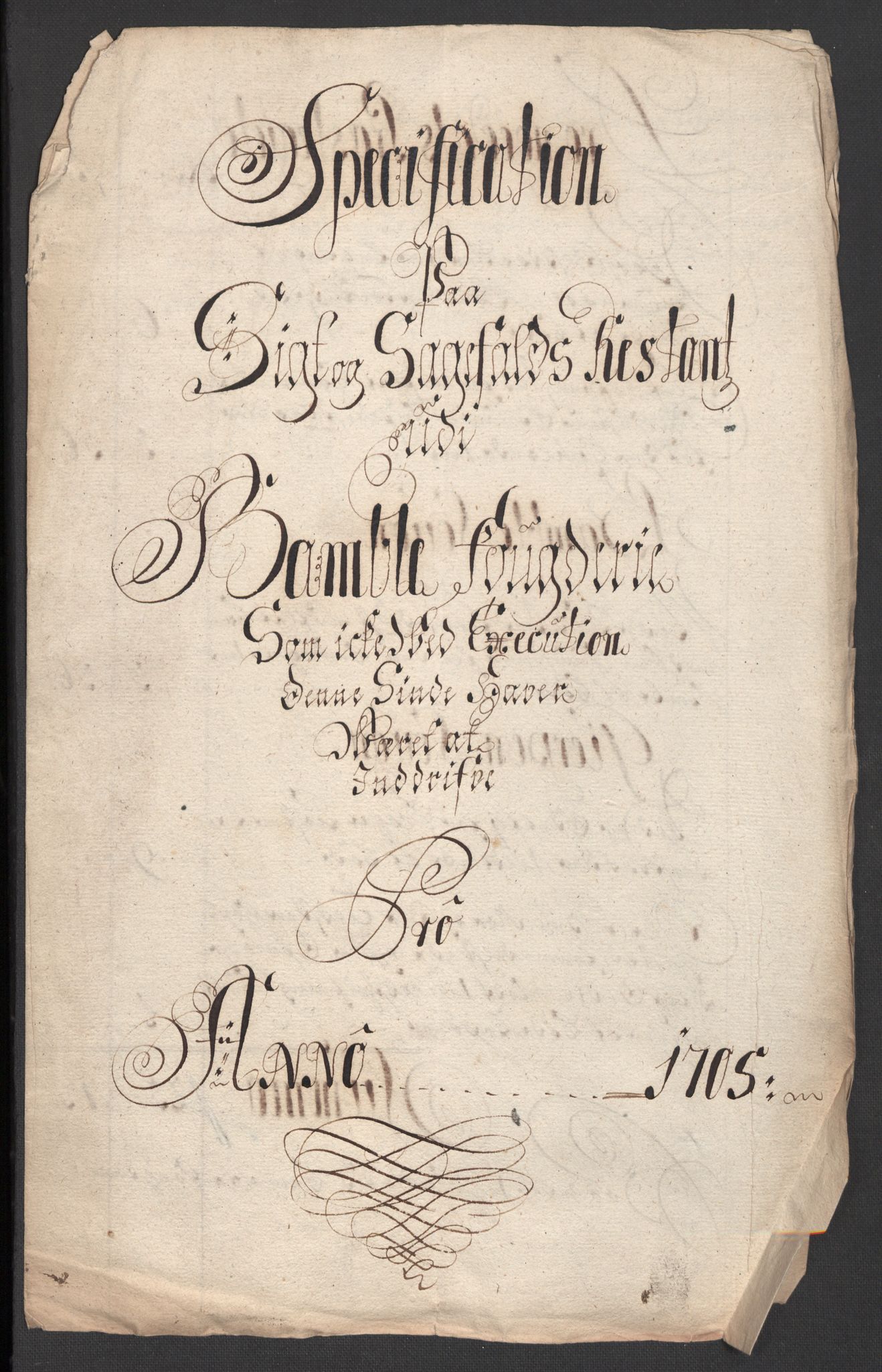 Rentekammeret inntil 1814, Reviderte regnskaper, Fogderegnskap, AV/RA-EA-4092/R36/L2114: Fogderegnskap Øvre og Nedre Telemark og Bamble, 1705, s. 25