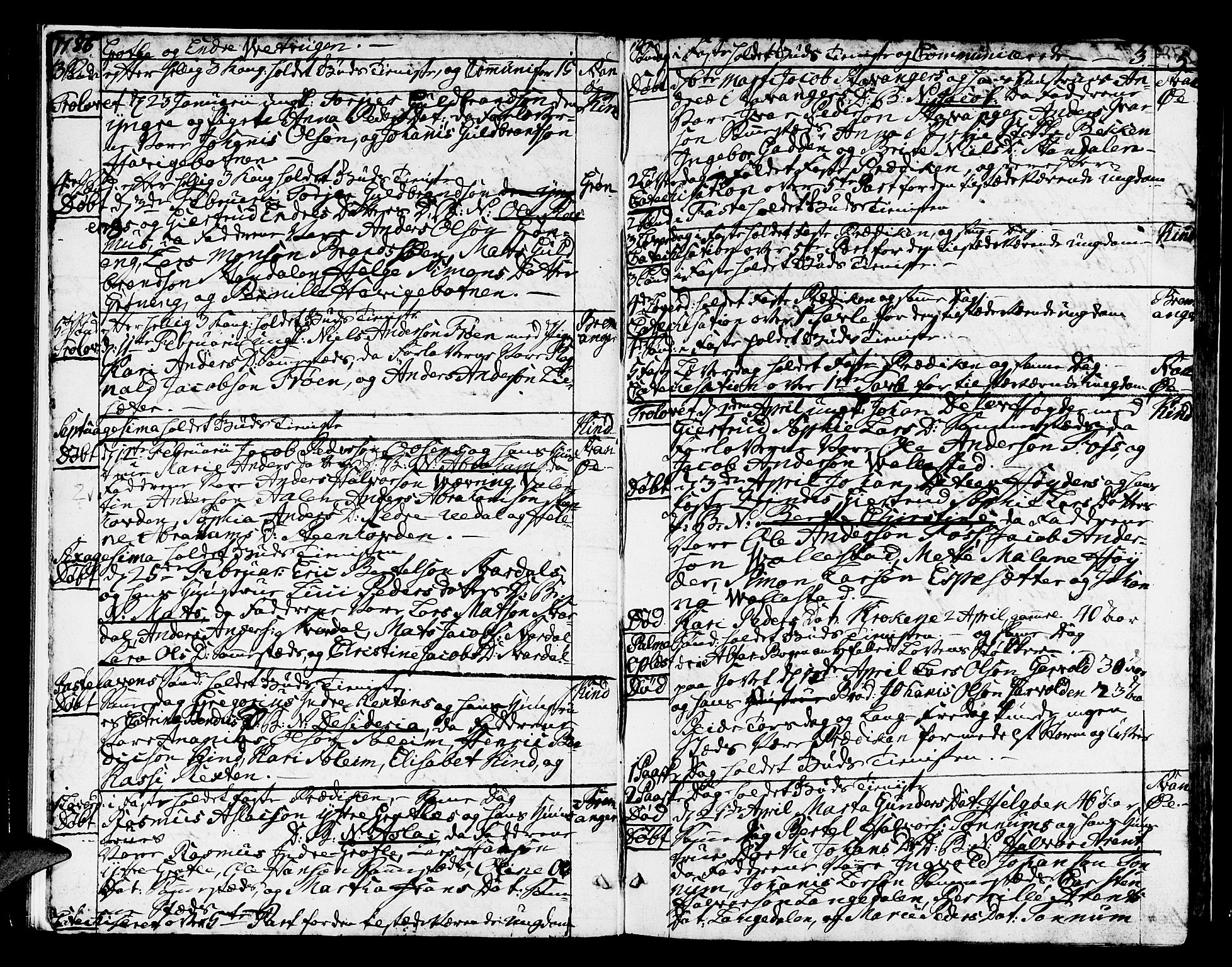 Kinn sokneprestembete, AV/SAB-A-80801/H/Haa/Haaa/L0003: Ministerialbok nr. A 3, 1785-1821, s. 5