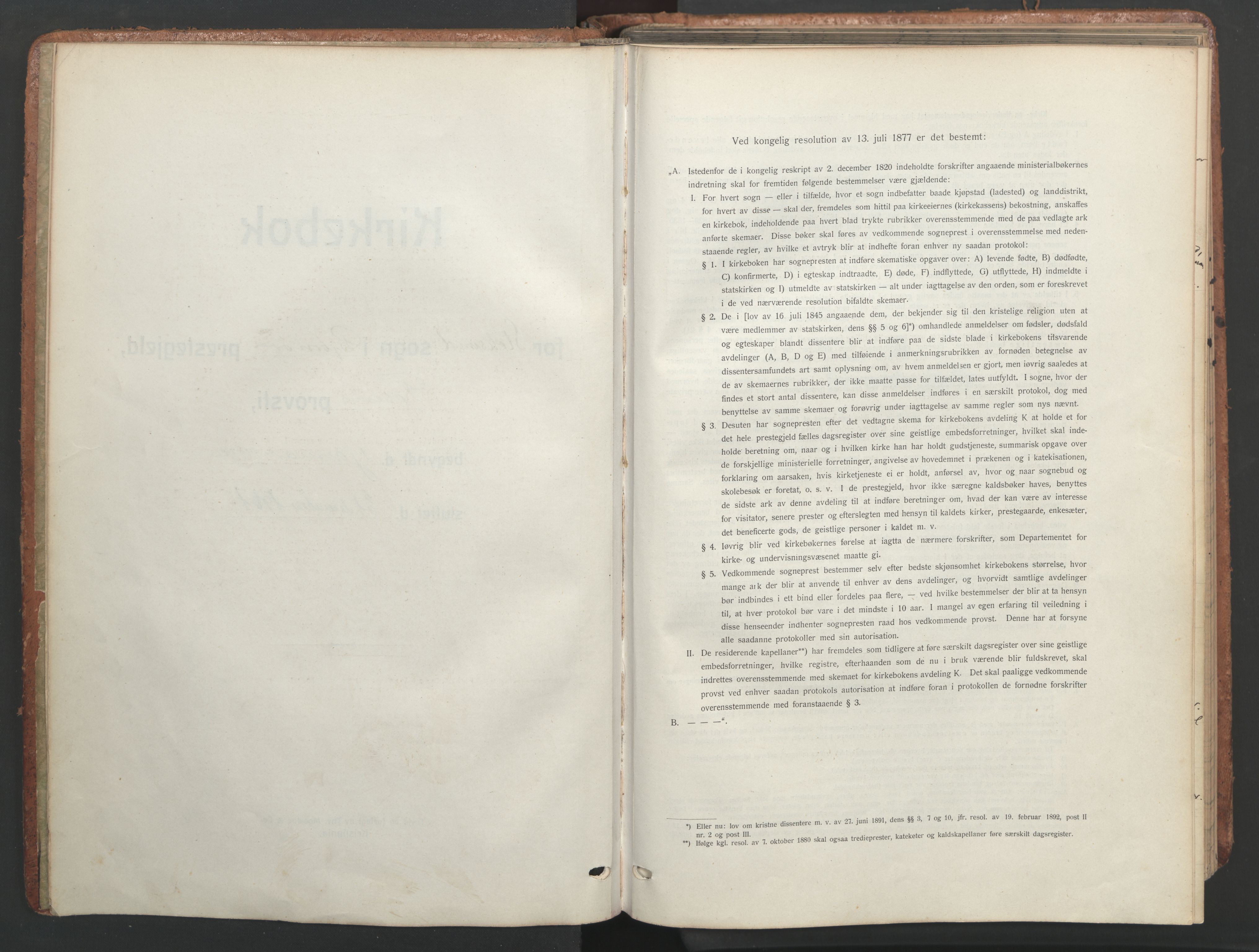 Ministerialprotokoller, klokkerbøker og fødselsregistre - Sør-Trøndelag, SAT/A-1456/656/L0694: Ministerialbok nr. 656A03, 1914-1931