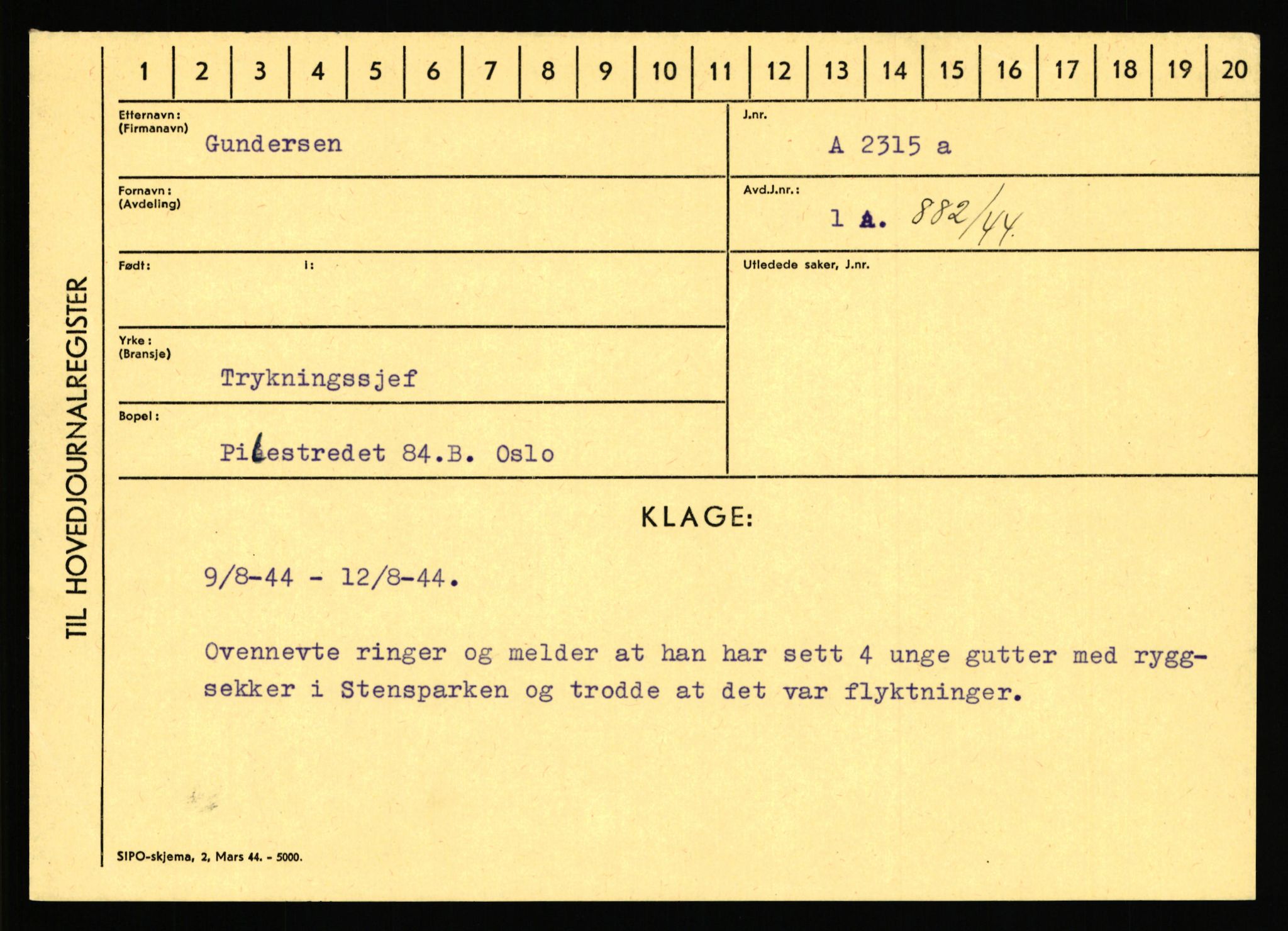 Statspolitiet - Hovedkontoret / Osloavdelingen, AV/RA-S-1329/C/Ca/L0005: Furali - Hamula, 1943-1945, s. 2877