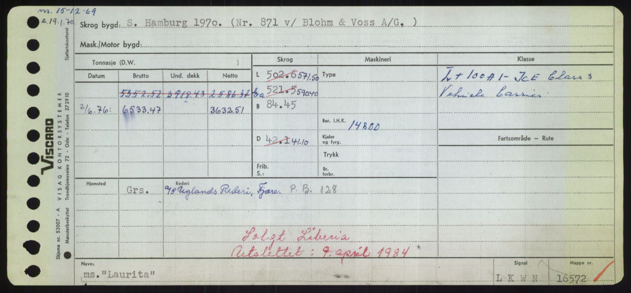 Sjøfartsdirektoratet med forløpere, Skipsmålingen, RA/S-1627/H/Hd/L0022: Fartøy, L-Lia, s. 247