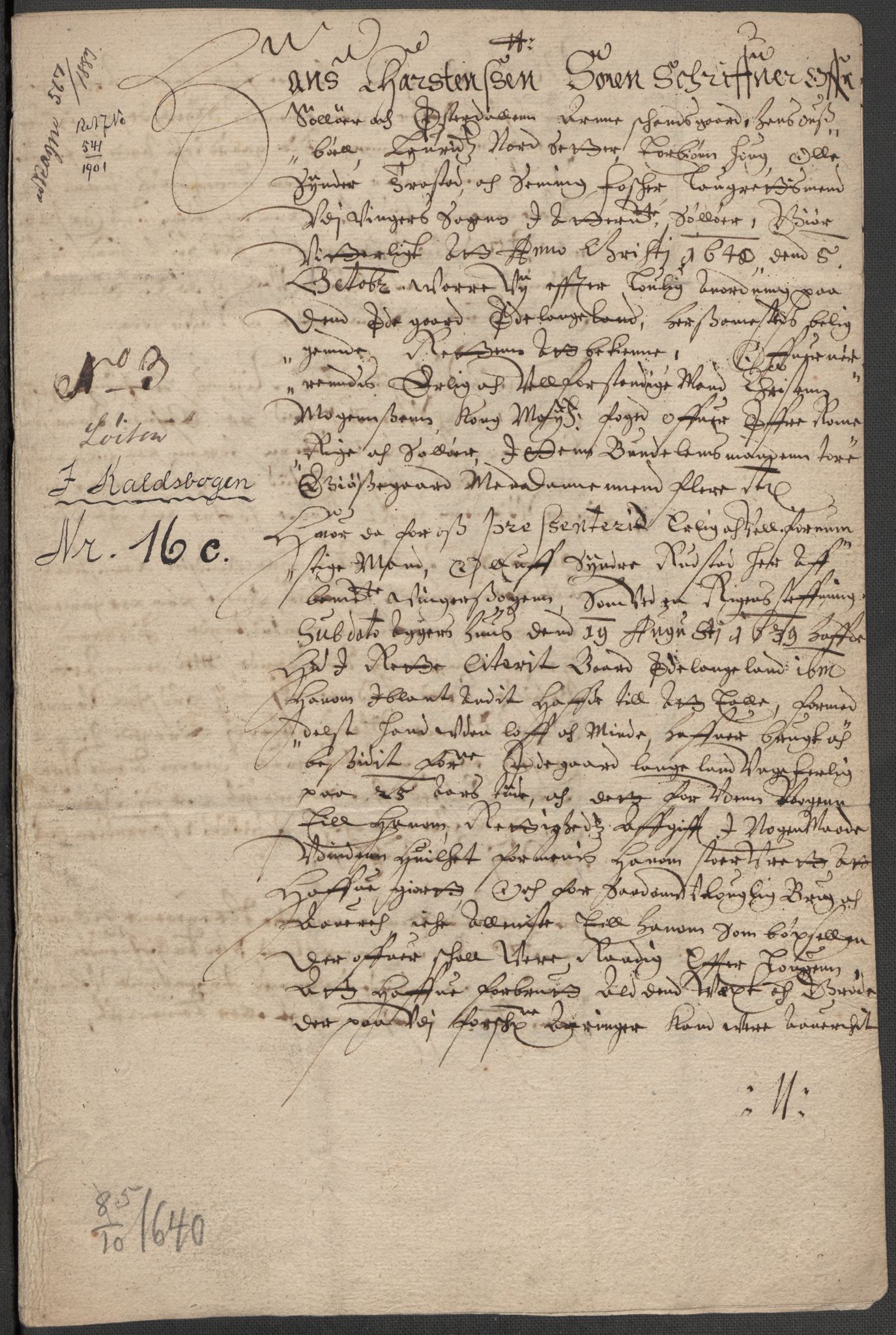 Riksarkivets diplomsamling, AV/RA-EA-5965/F15/L0011: Prestearkiv - Hedmark, 1575-1735, s. 78