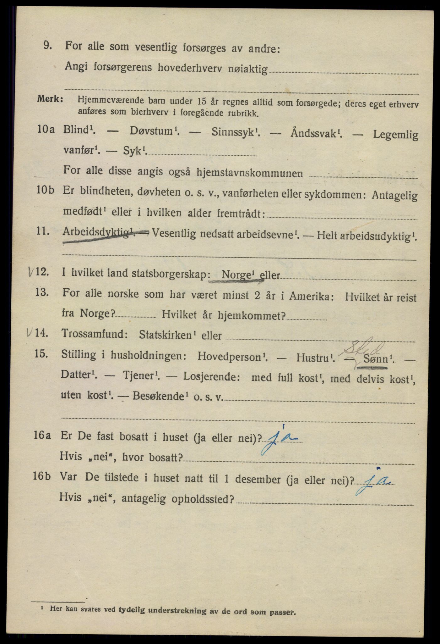 SAO, Folketelling 1920 for 0301 Kristiania kjøpstad, 1920, s. 151430