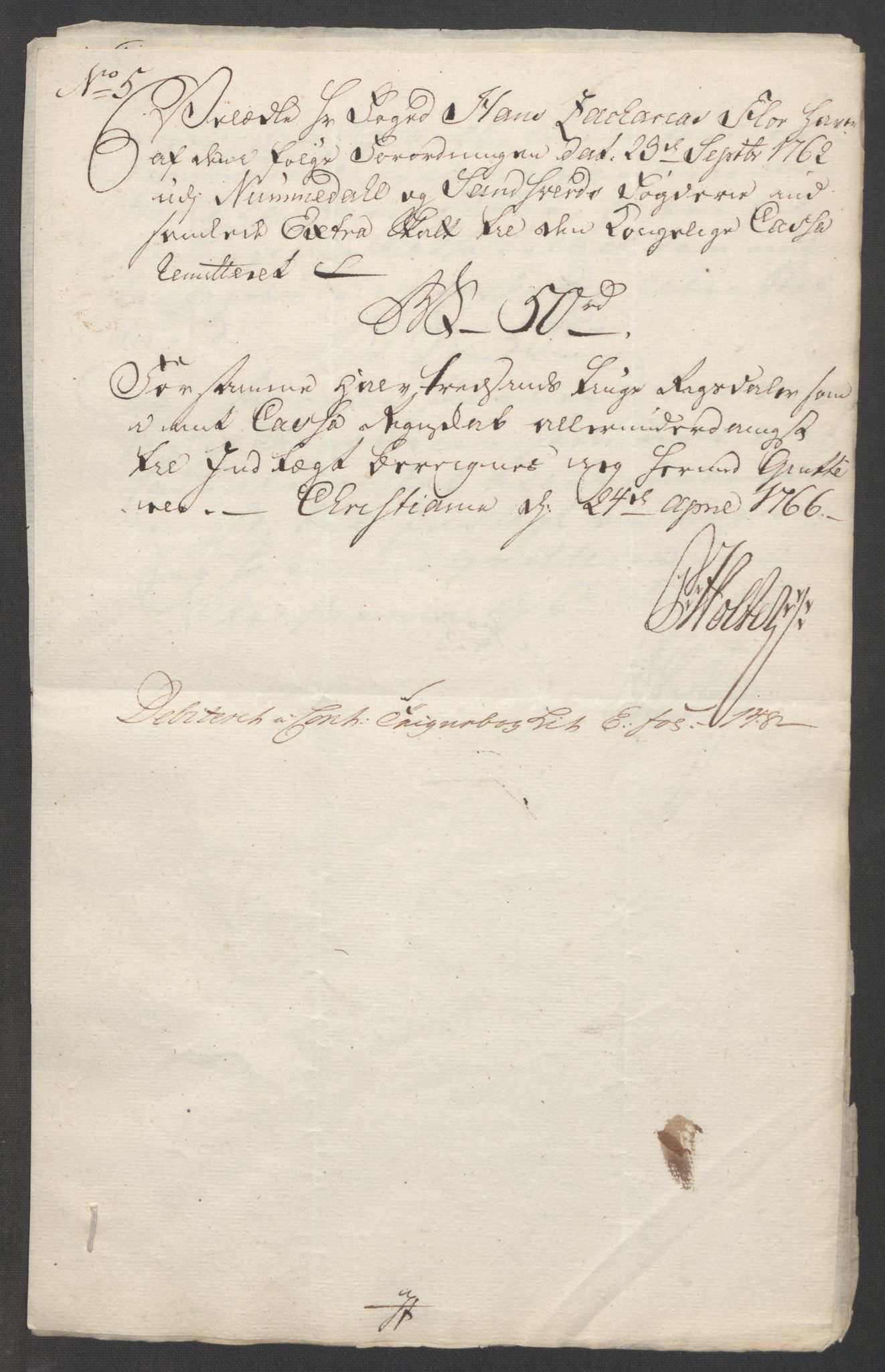 Rentekammeret inntil 1814, Reviderte regnskaper, Fogderegnskap, RA/EA-4092/R24/L1672: Ekstraskatten Numedal og Sandsvær, 1762-1767, s. 314