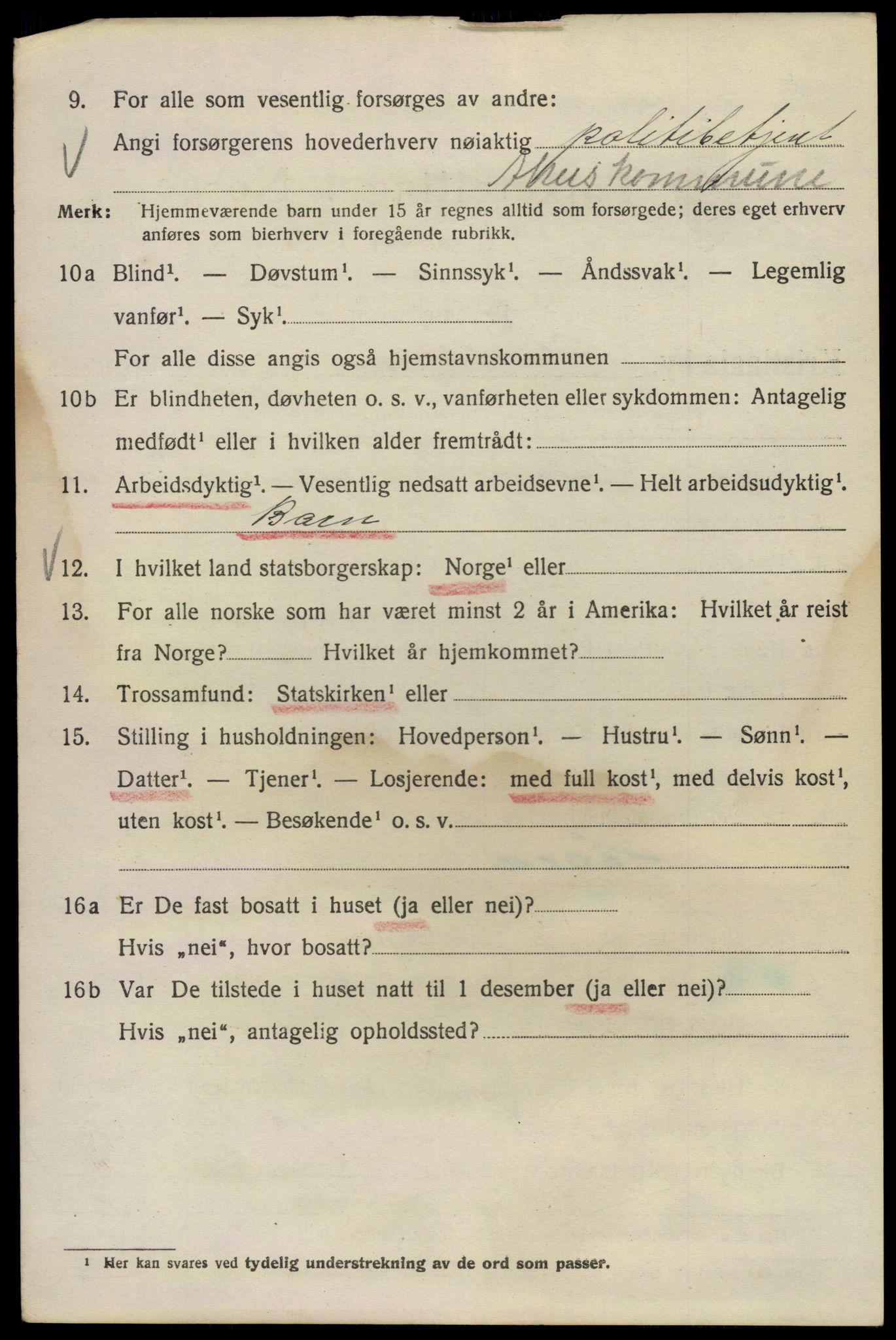 SAO, Folketelling 1920 for 0301 Kristiania kjøpstad, 1920, s. 505590