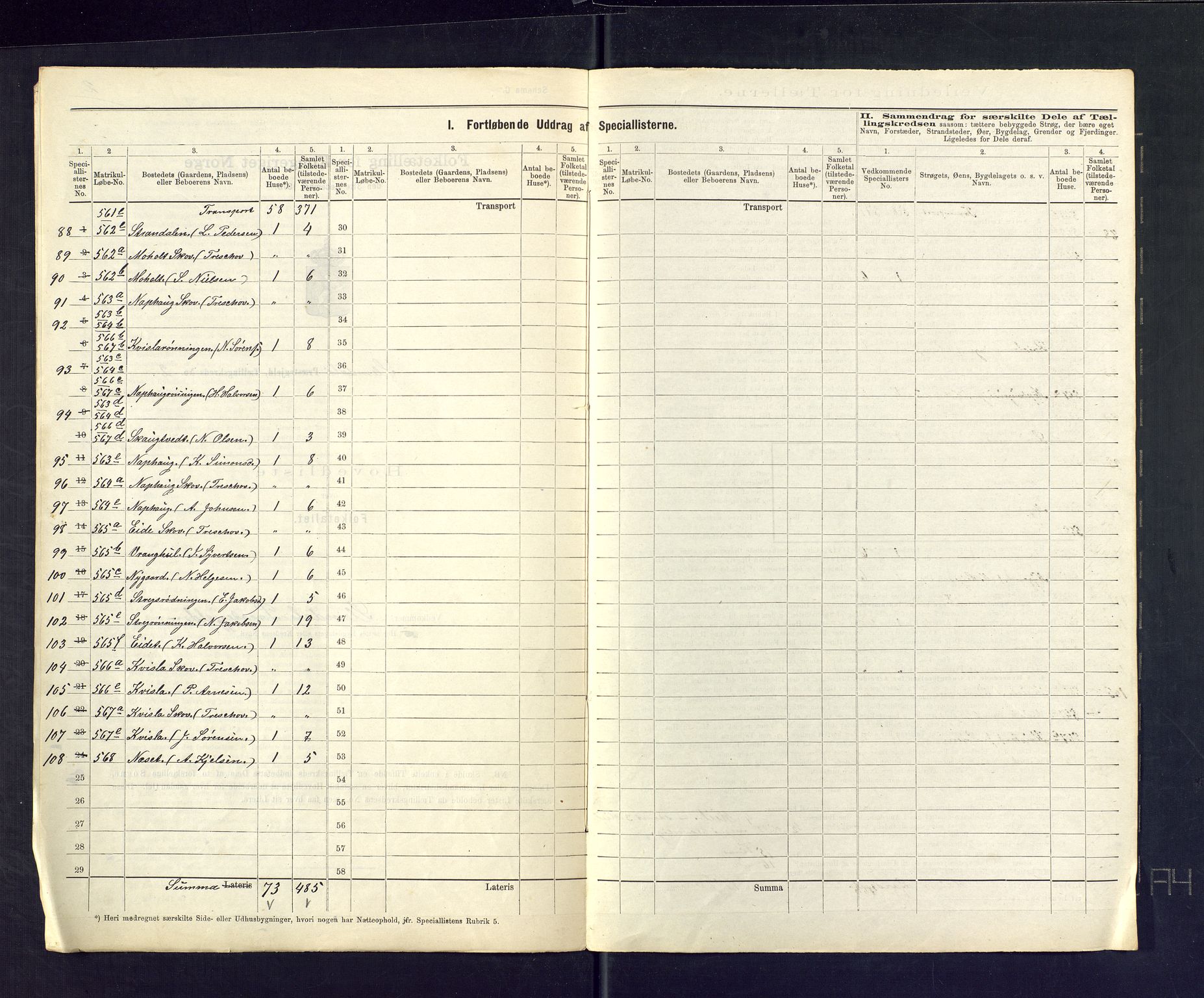 SAKO, Folketelling 1875 for 0811P Slemdal prestegjeld, 1875, s. 9