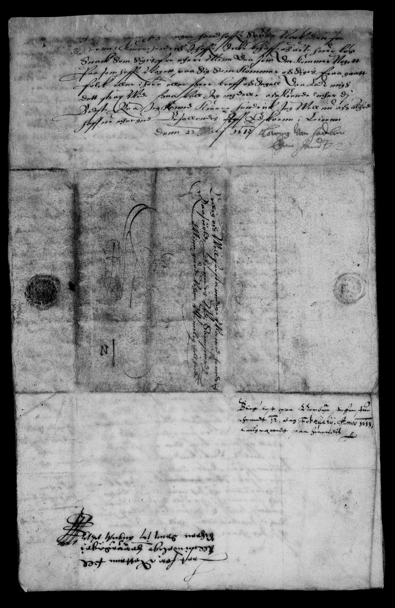 Danske Kanselli, Skapsaker, AV/RA-EA-4061/F/L0023: Skap 9, pakke 4-56G, 1576-1653, s. 140