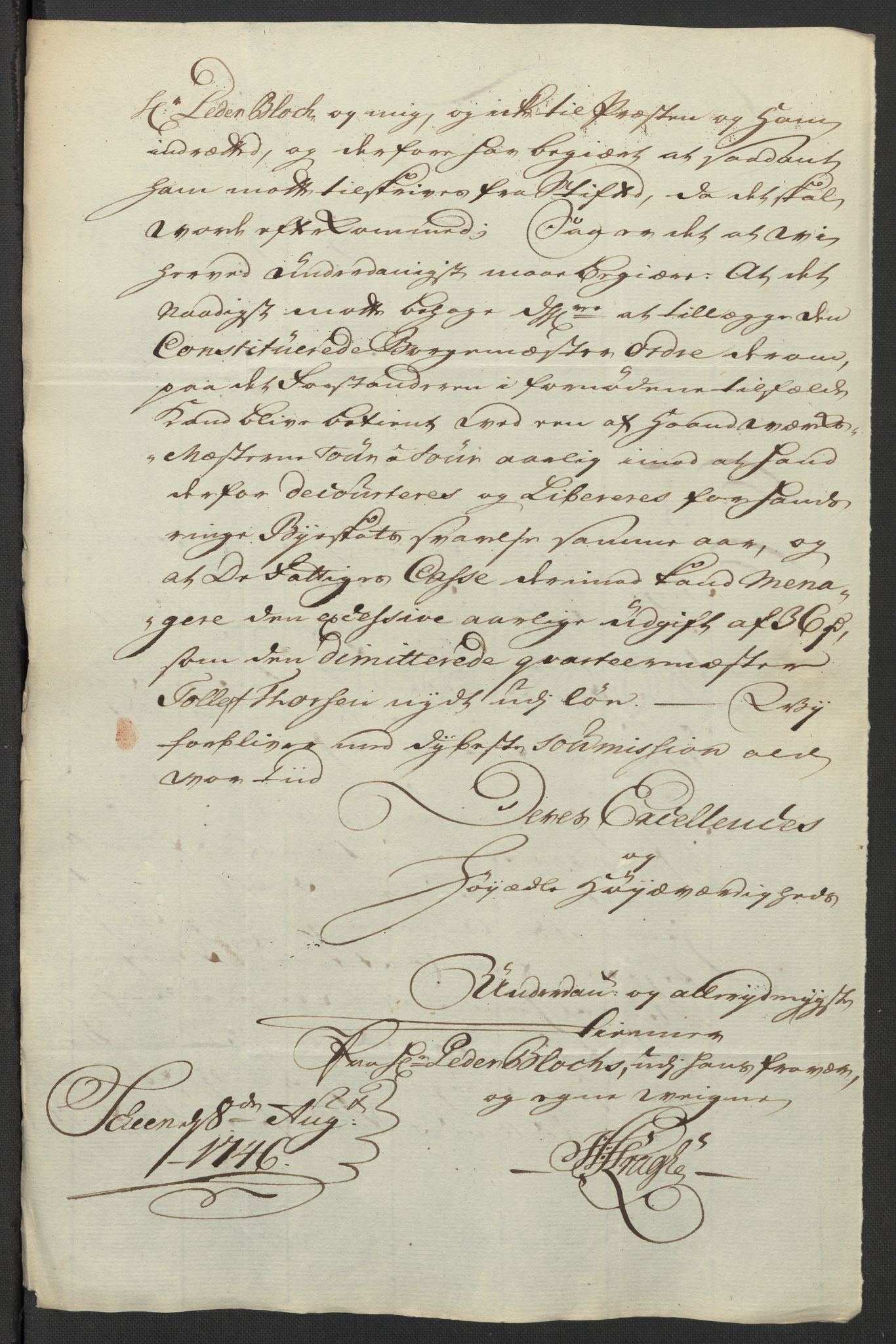 Kristiania tukthus, AV/SAO-A-10644/A/Ad/Adb/L0011: Innkomne skriv, rapporter og regnskap, 1742-1783, s. 249