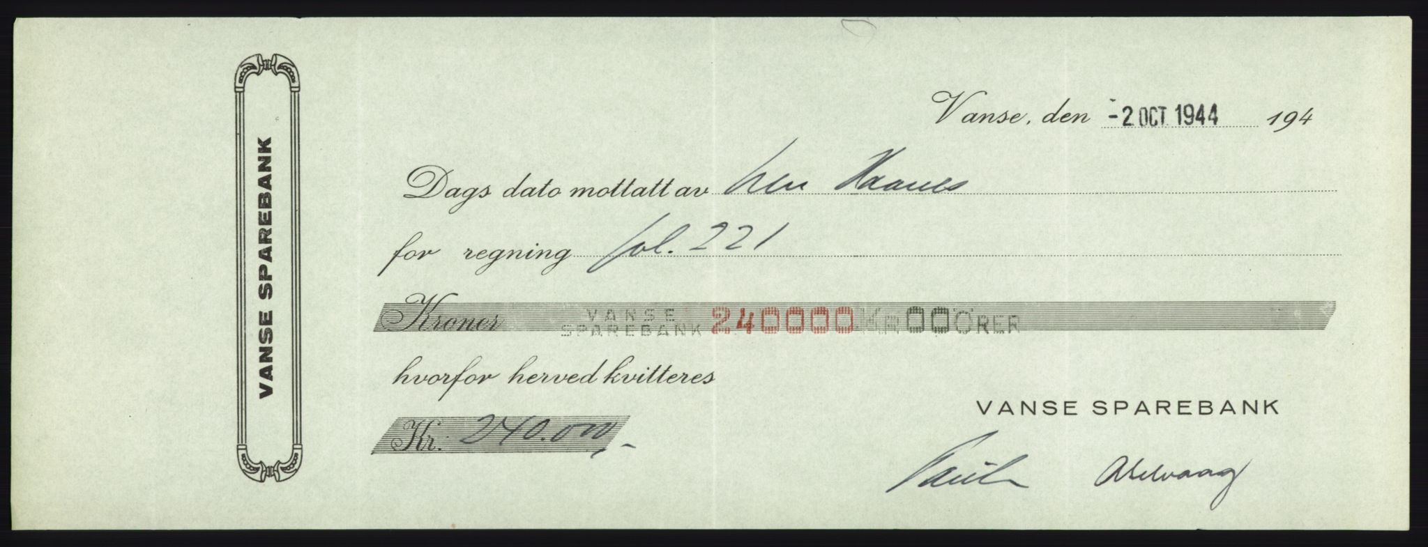 Forsvarsdepartementet, 10. kontor / Oppgjørskontoret, AV/RA-RAFA-1225/D/Db/L0180: Lista oppgjørskontor, 1942-1952, s. 145