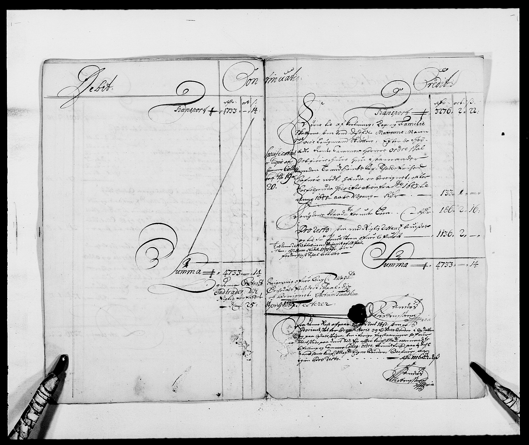 Rentekammeret inntil 1814, Reviderte regnskaper, Fogderegnskap, AV/RA-EA-4092/R58/L3935: Fogderegnskap Orkdal, 1687-1688, s. 201