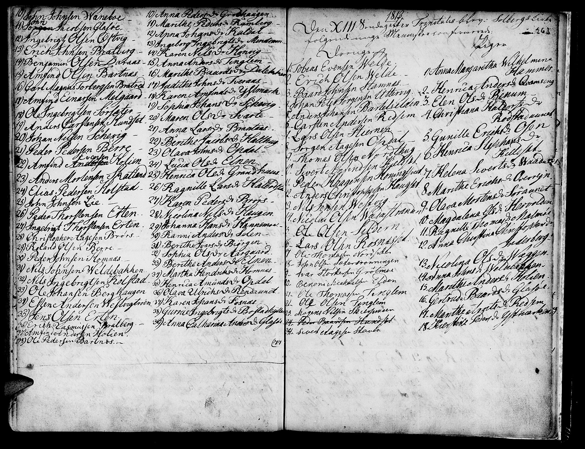Ministerialprotokoller, klokkerbøker og fødselsregistre - Nord-Trøndelag, AV/SAT-A-1458/741/L0385: Ministerialbok nr. 741A01, 1722-1815, s. 263