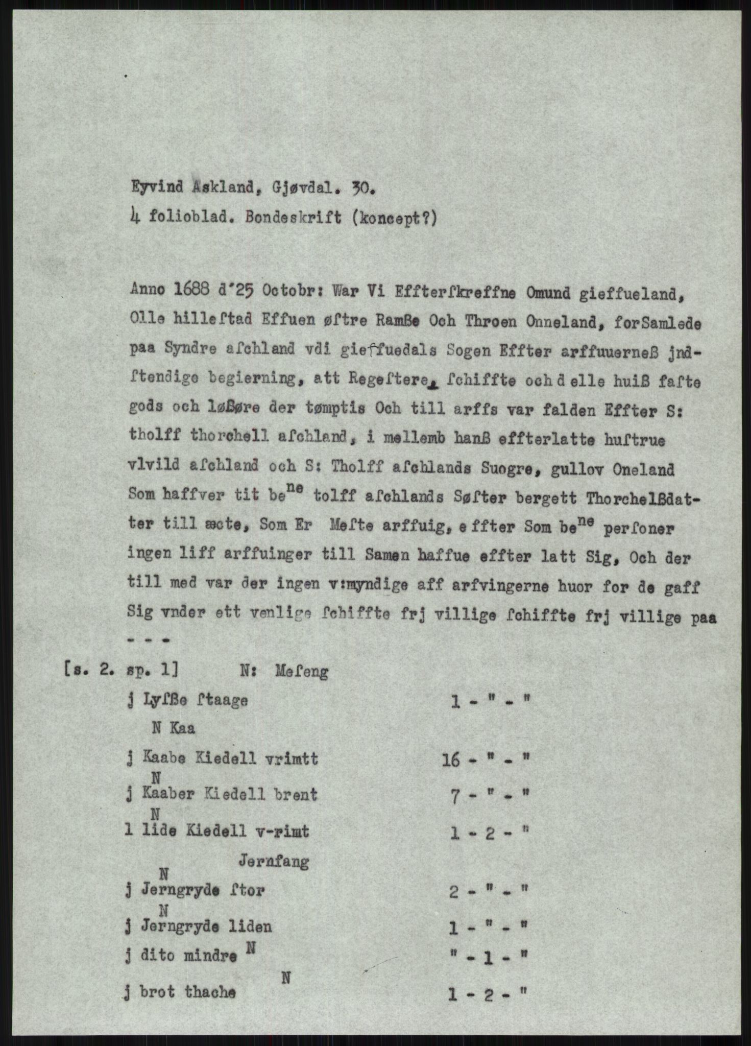 Samlinger til kildeutgivelse, Diplomavskriftsamlingen, AV/RA-EA-4053/H/Ha, s. 154