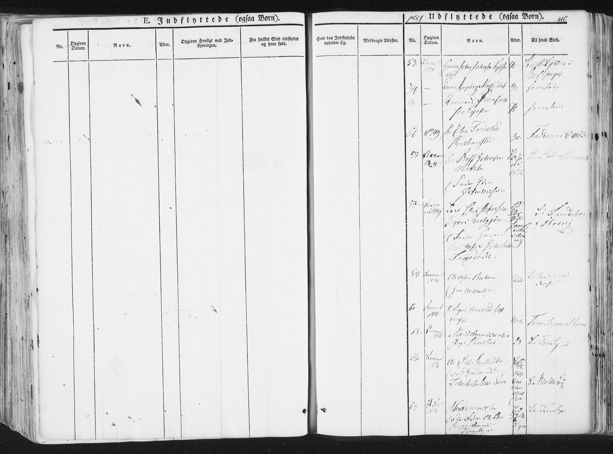 Ministerialprotokoller, klokkerbøker og fødselsregistre - Sør-Trøndelag, SAT/A-1456/691/L1074: Ministerialbok nr. 691A06, 1842-1852, s. 415