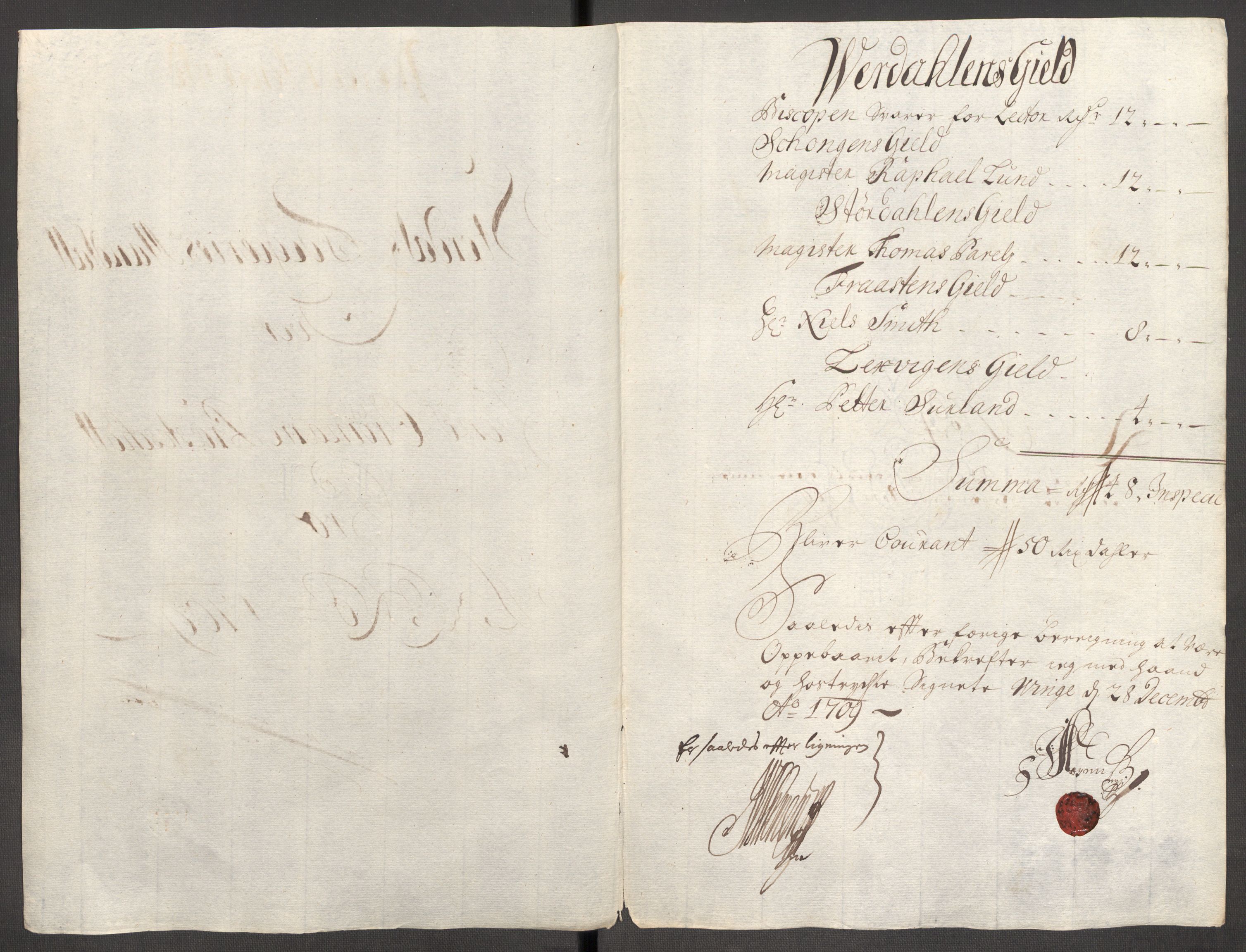 Rentekammeret inntil 1814, Reviderte regnskaper, Fogderegnskap, RA/EA-4092/R62/L4199: Fogderegnskap Stjørdal og Verdal, 1709, s. 119