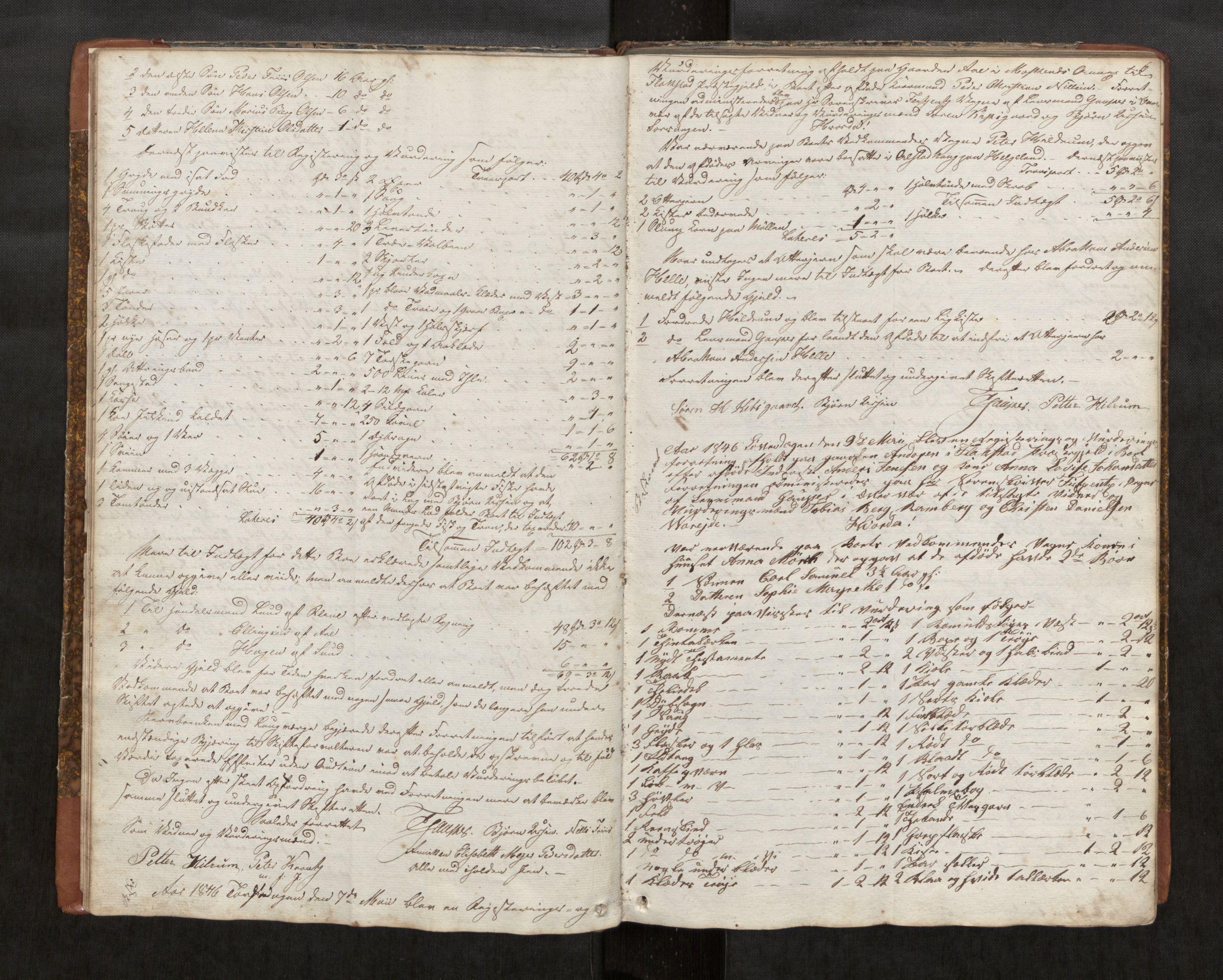 Vesterålen sorenskriveri, AV/SAT-A-4180/1/3/3C/L0001: Skifteregistreringsprotokoll, 1846-1859, s. 6