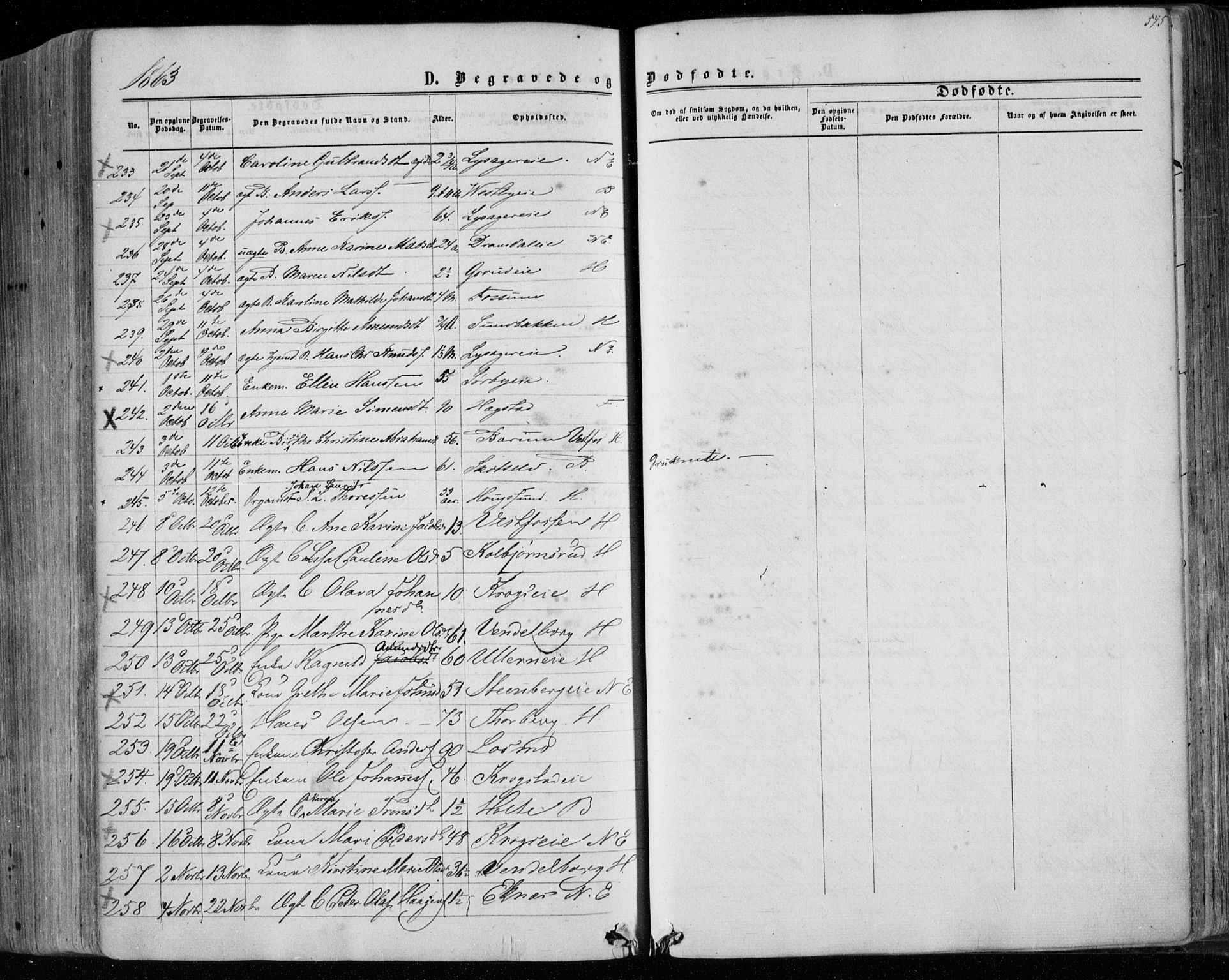 Eiker kirkebøker, AV/SAKO-A-4/F/Fa/L0016: Ministerialbok nr. I 16, 1860-1868, s. 545