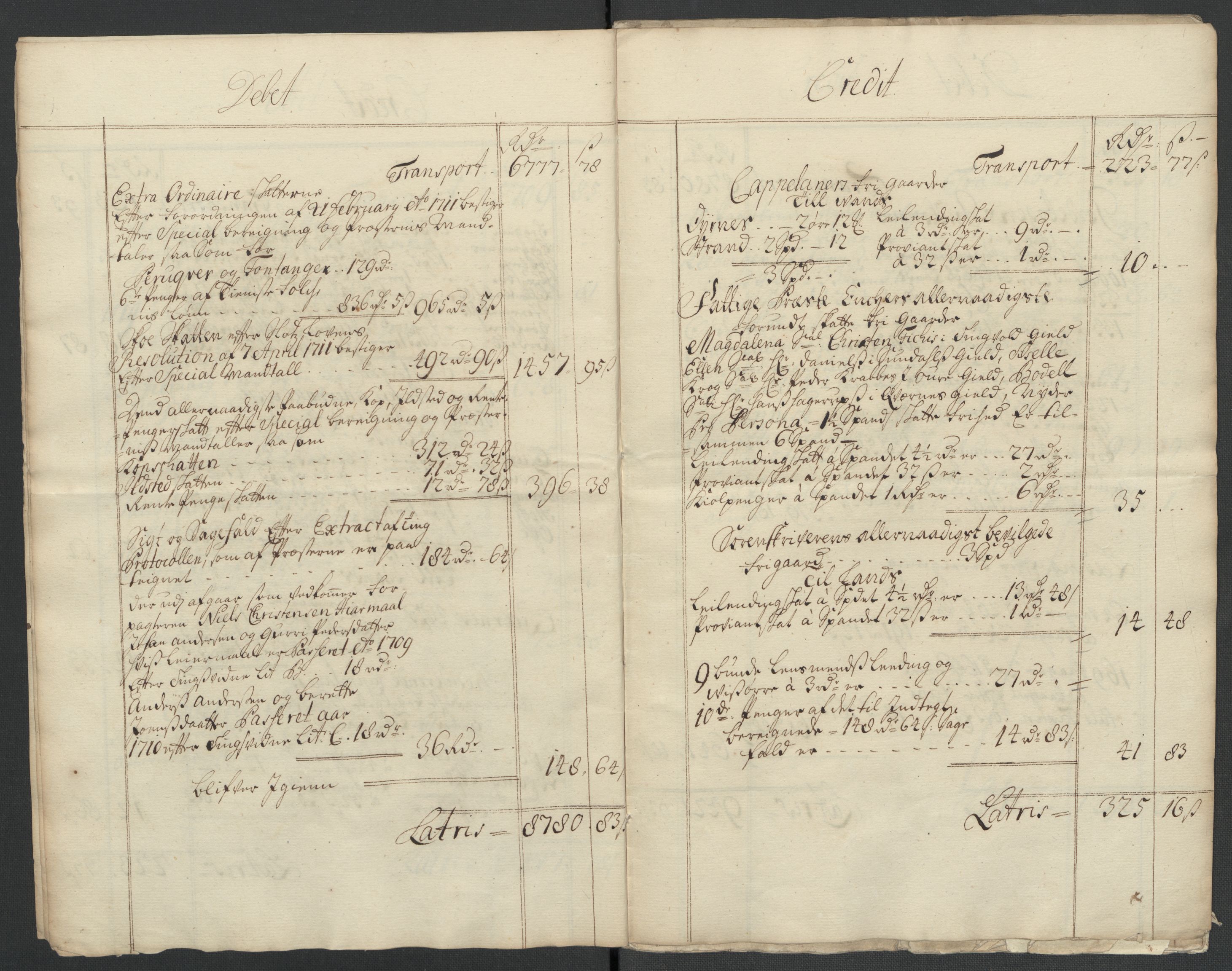 Rentekammeret inntil 1814, Reviderte regnskaper, Fogderegnskap, AV/RA-EA-4092/R56/L3745: Fogderegnskap Nordmøre, 1711, s. 7